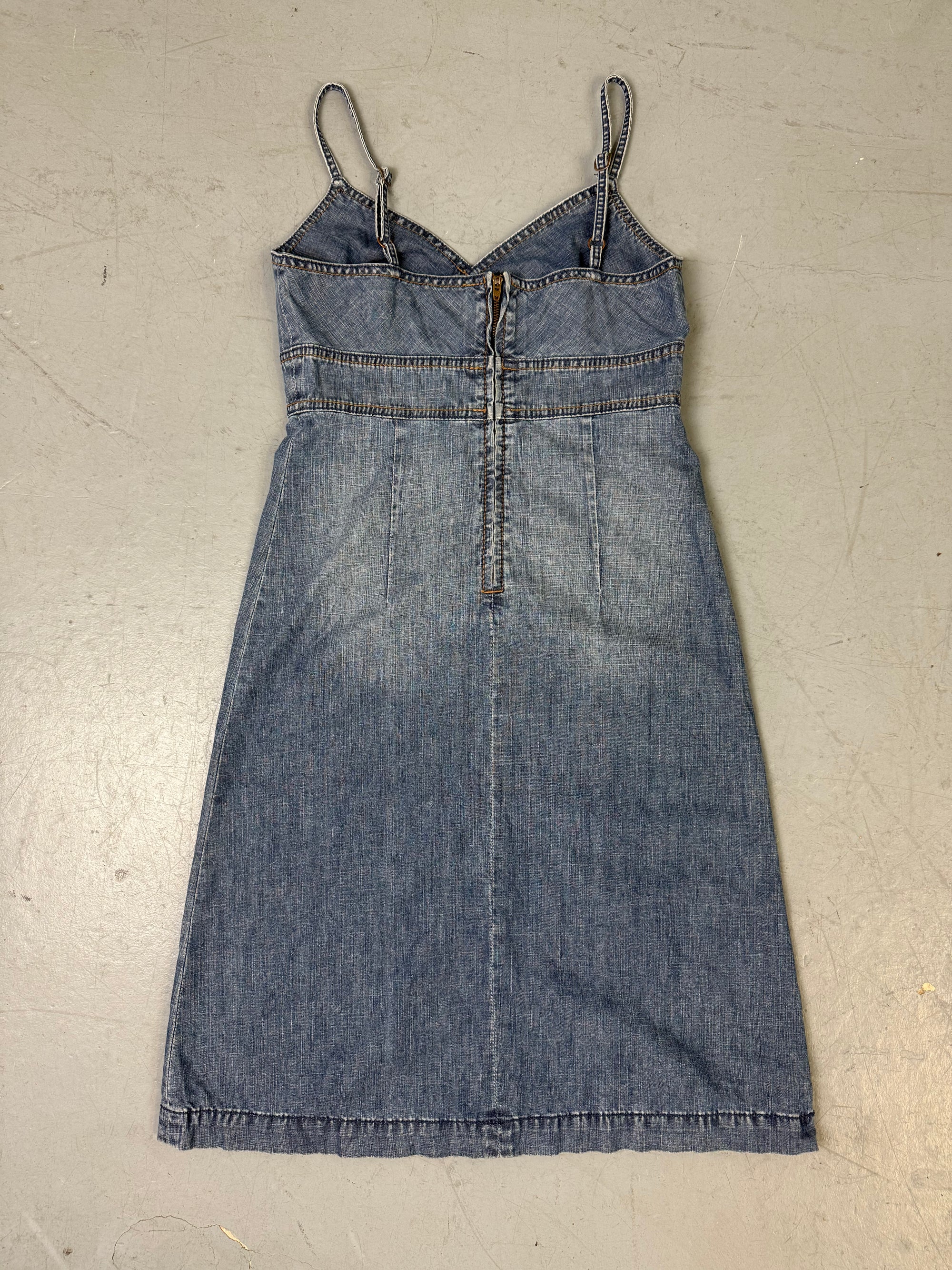 Vintage s.Oliver Denim Midi Dress M