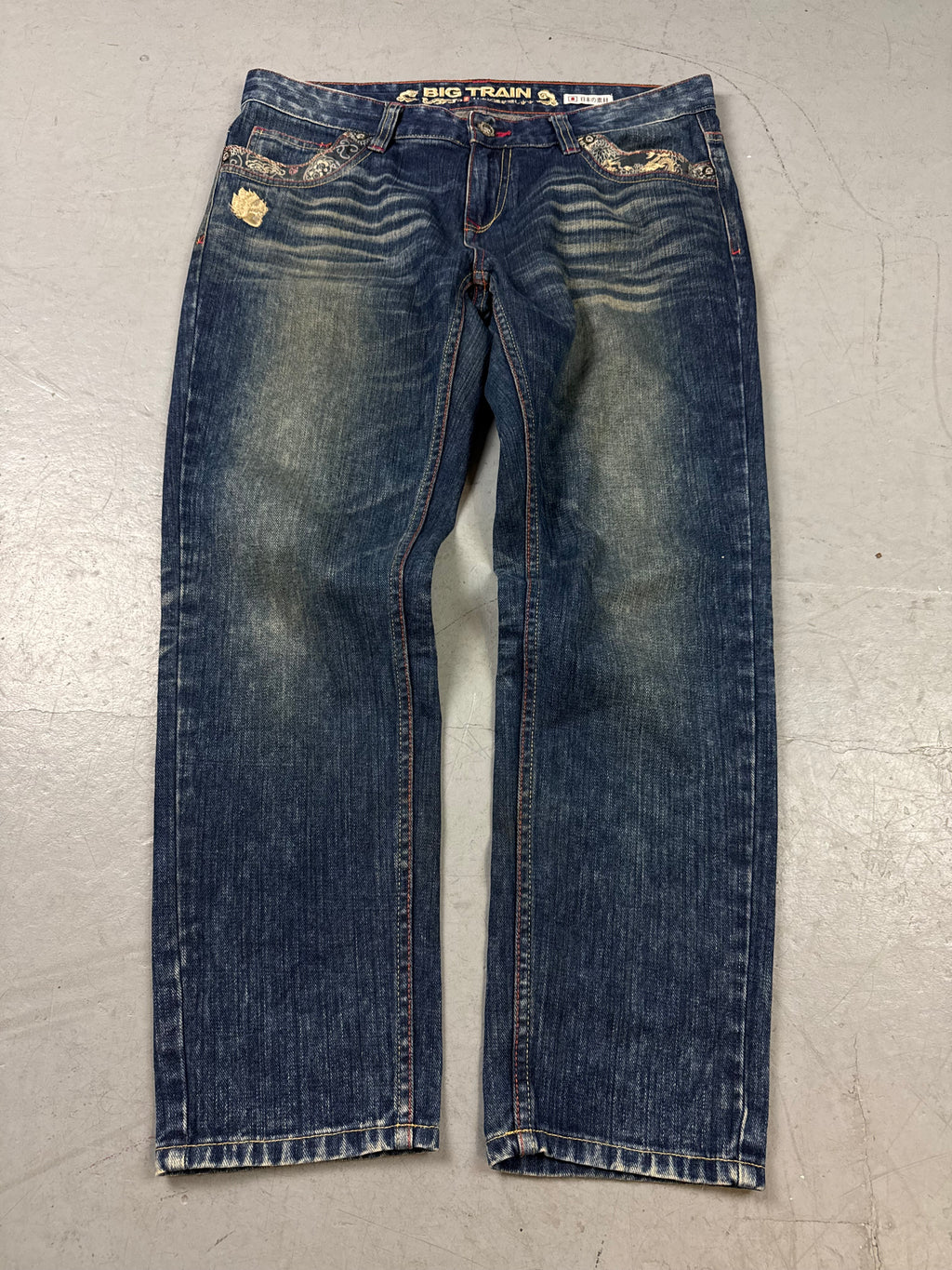 Vintage Big Train Japanese Stitched Denim XL