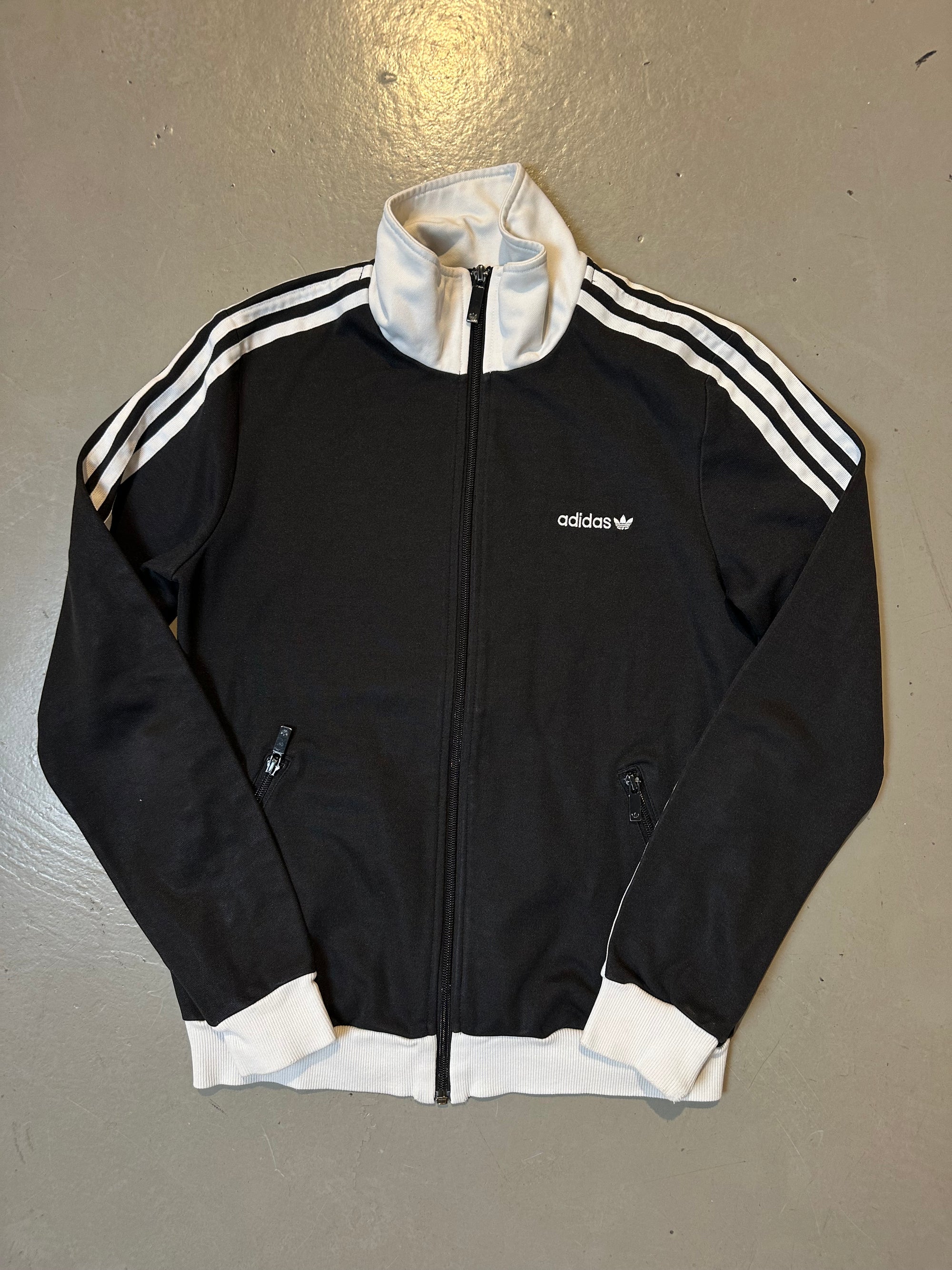 Vintage Black Adidas Track Jacket S/M