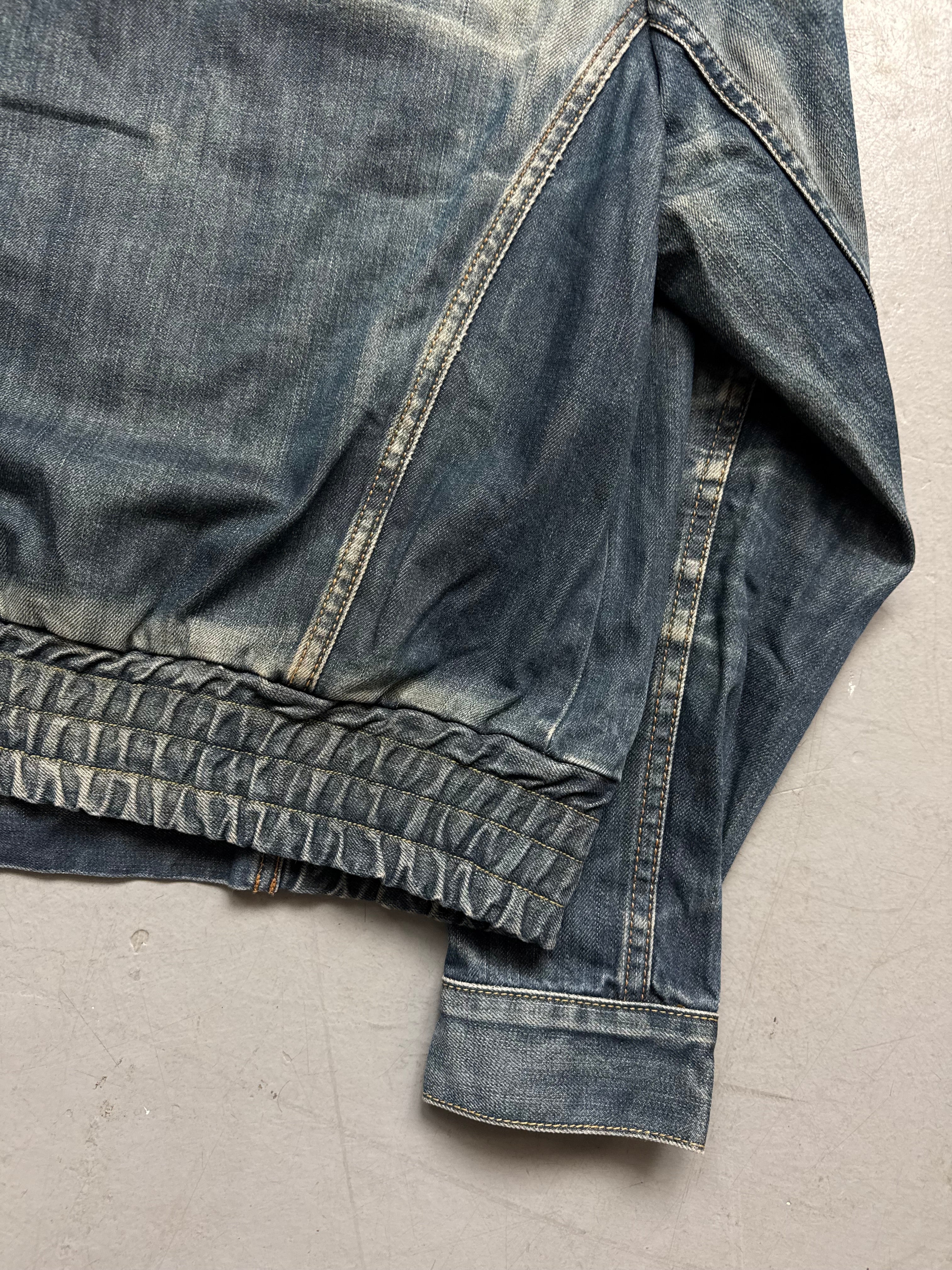 Vintage Levis Zip Up Denim Jacket S/M