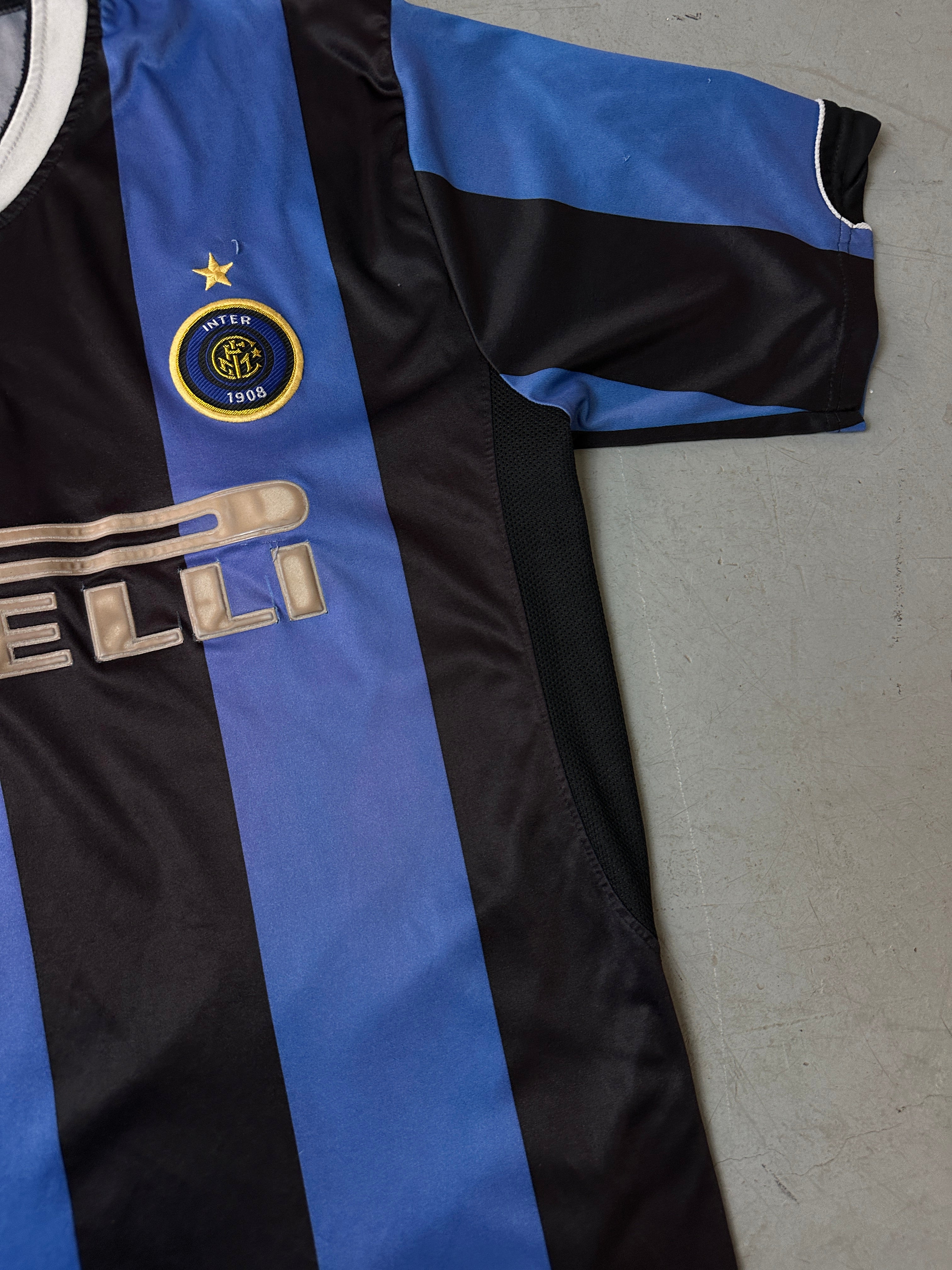 Detailliertes produktbild von Vintage Firelli Italia Inter Mailand Jersey M/L von vorne