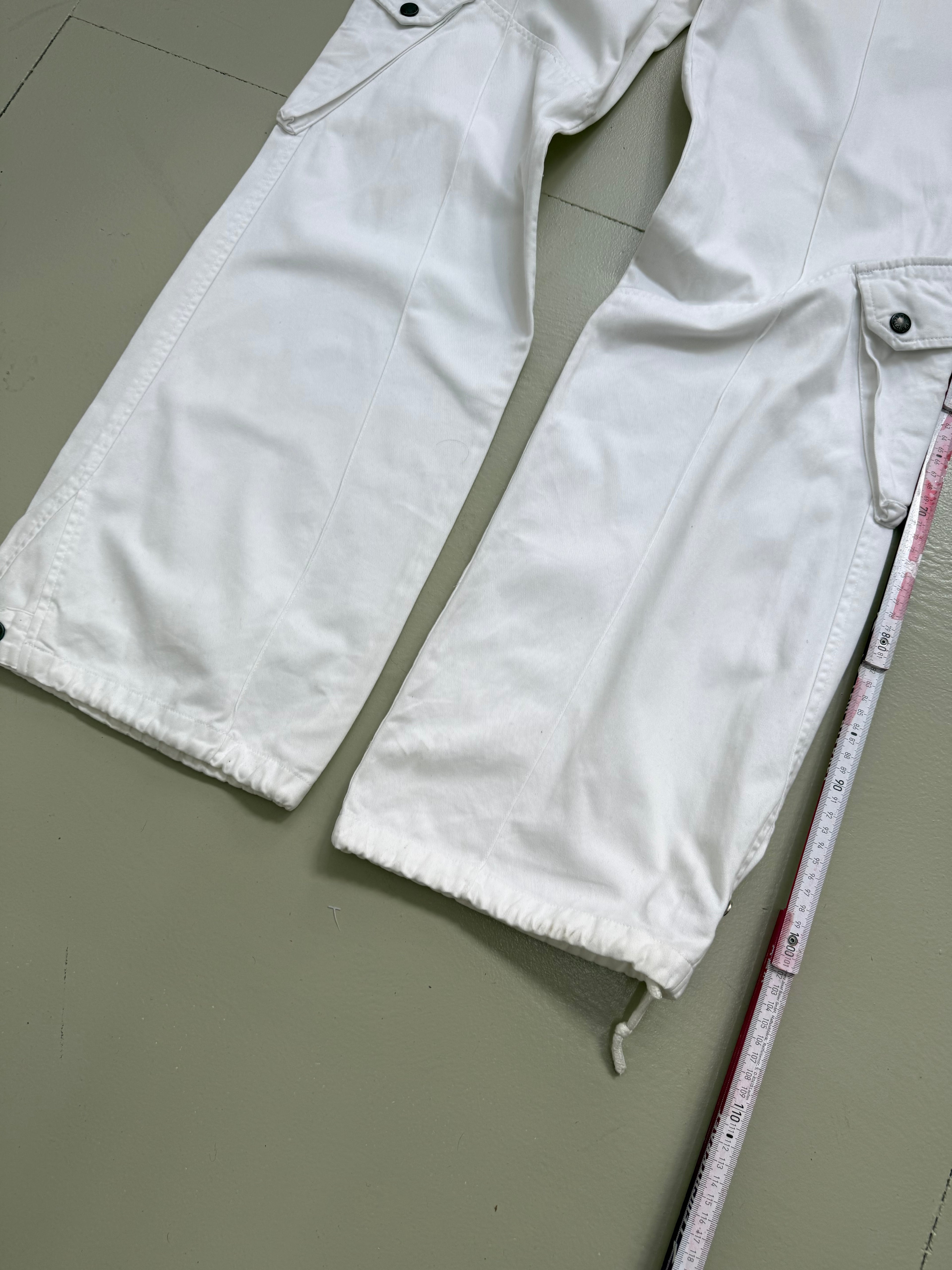 Vintage White Light Cargo Pants M