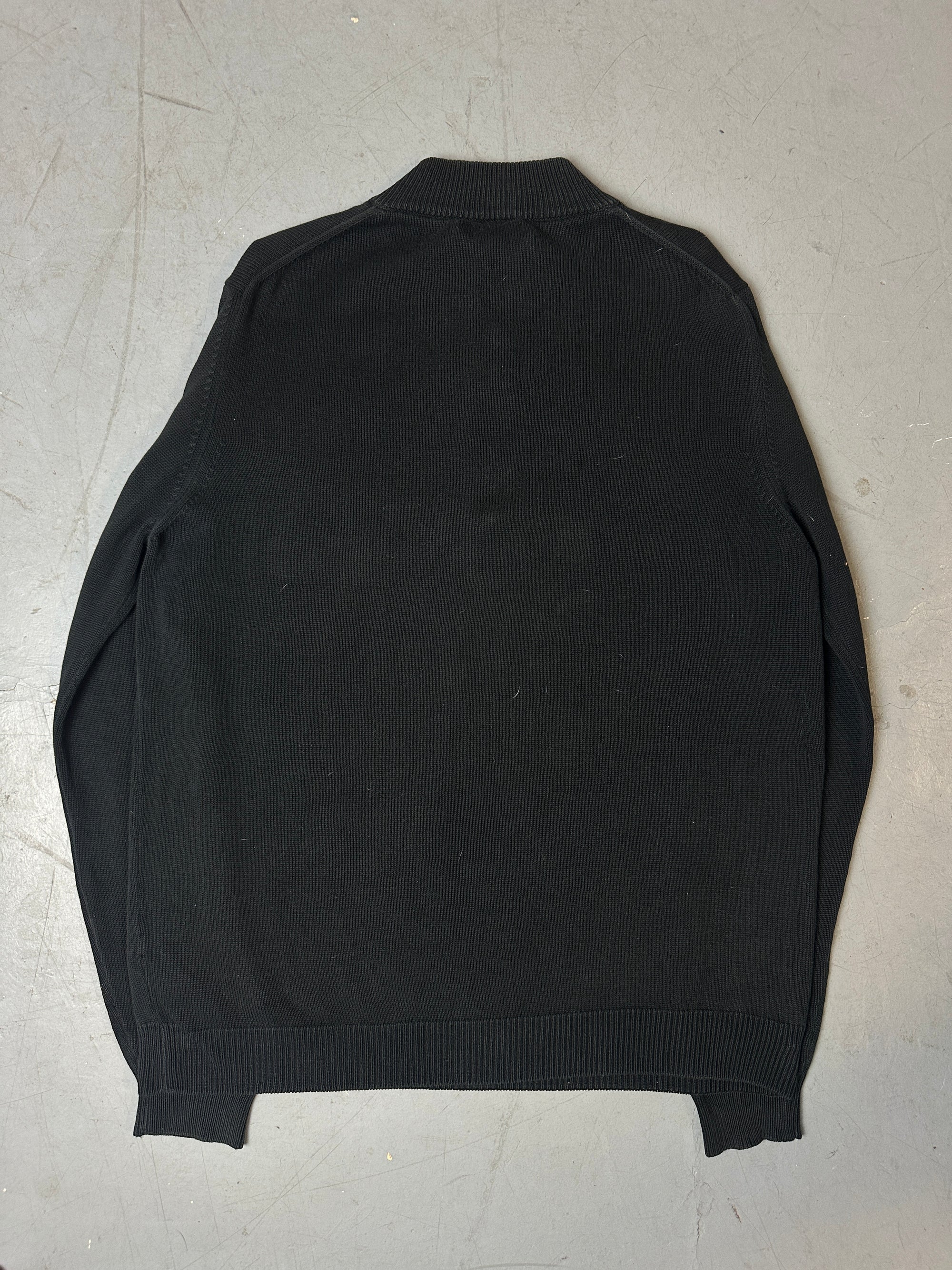 Produktbild von Vintage Black Burberry Knit Sweater von hinten