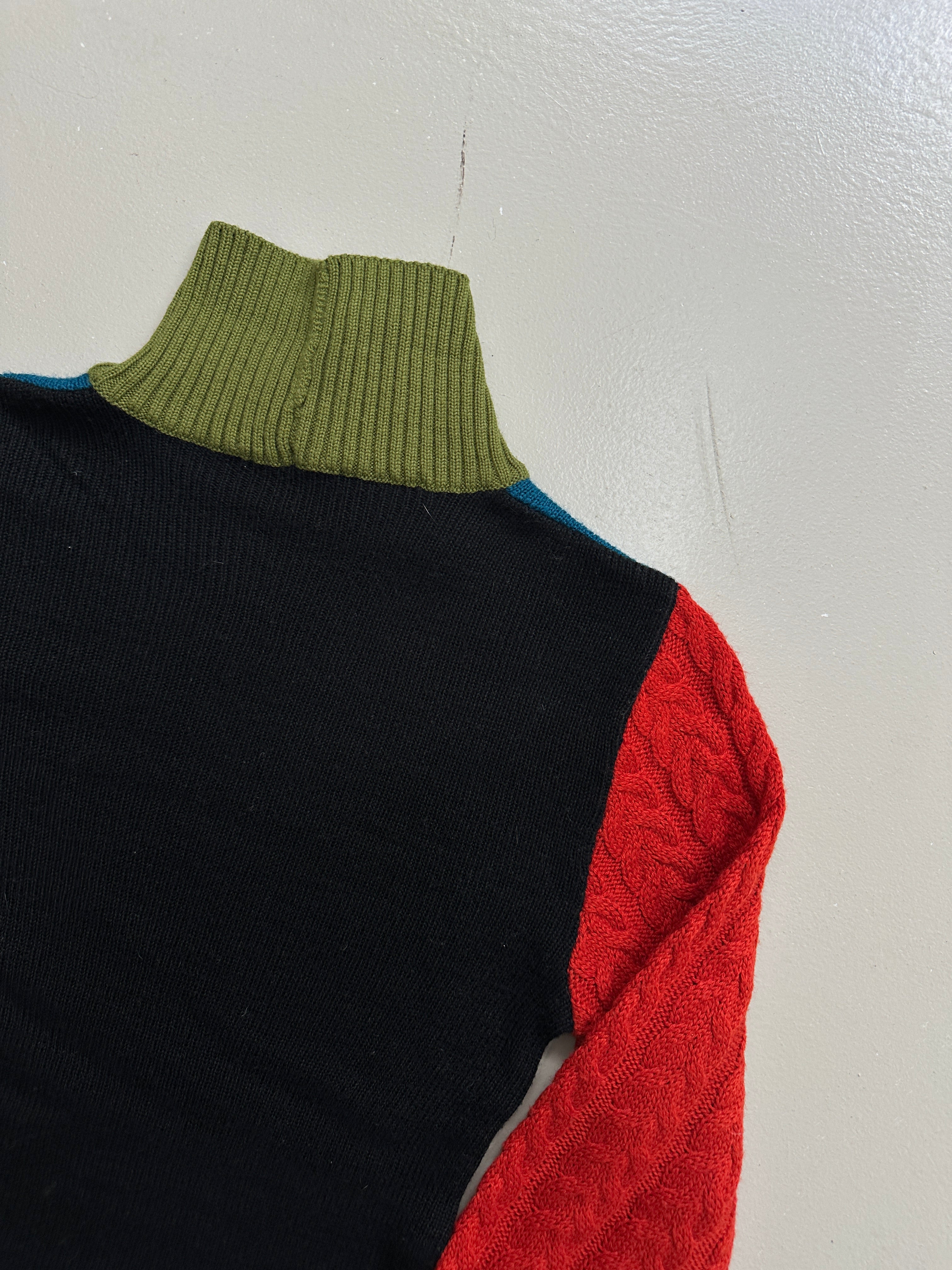 Vintage Gaultier Junior Colorful Wool Sweater M/L