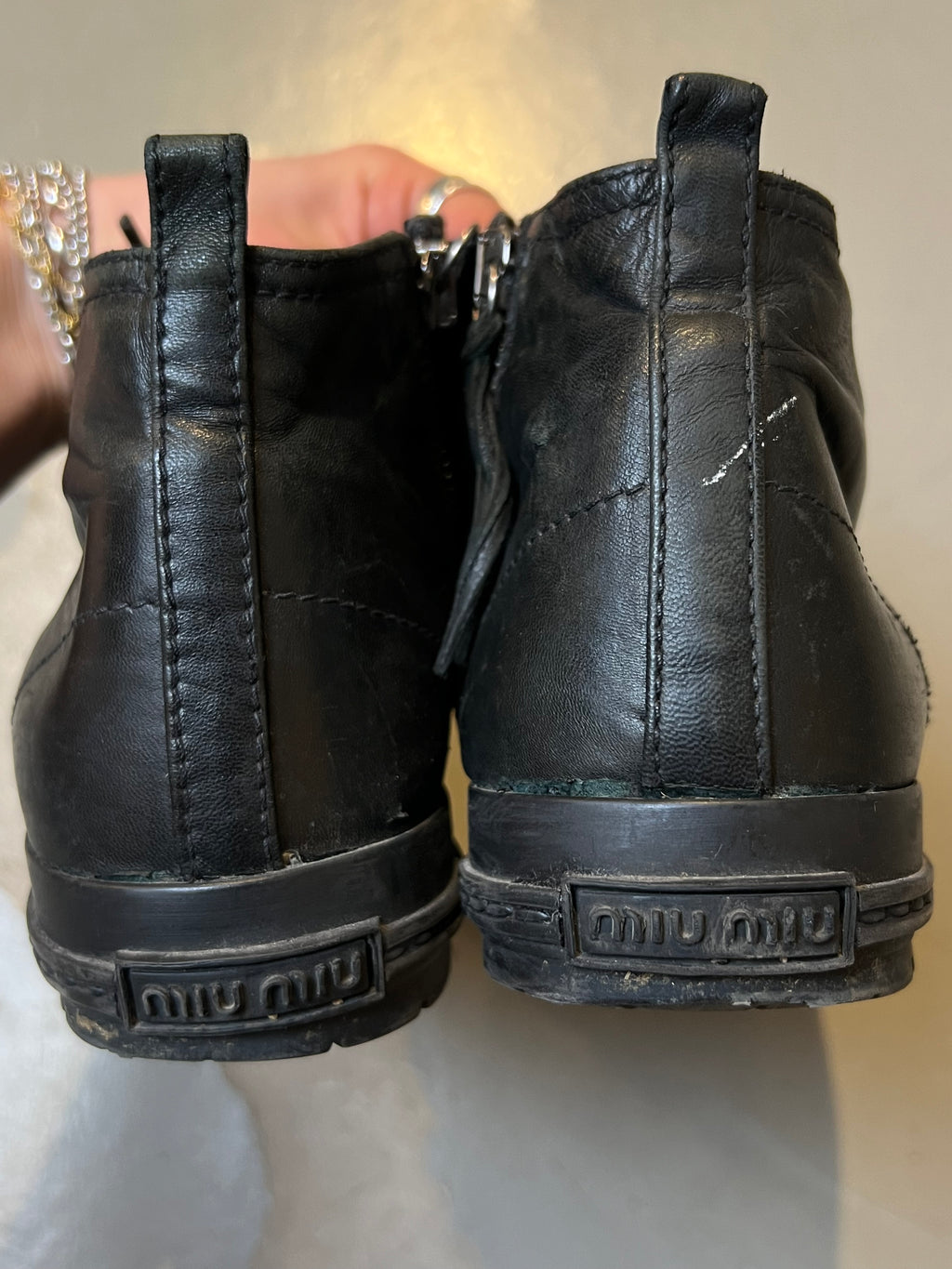 Vintage Miu Miu Black Sneaker 39