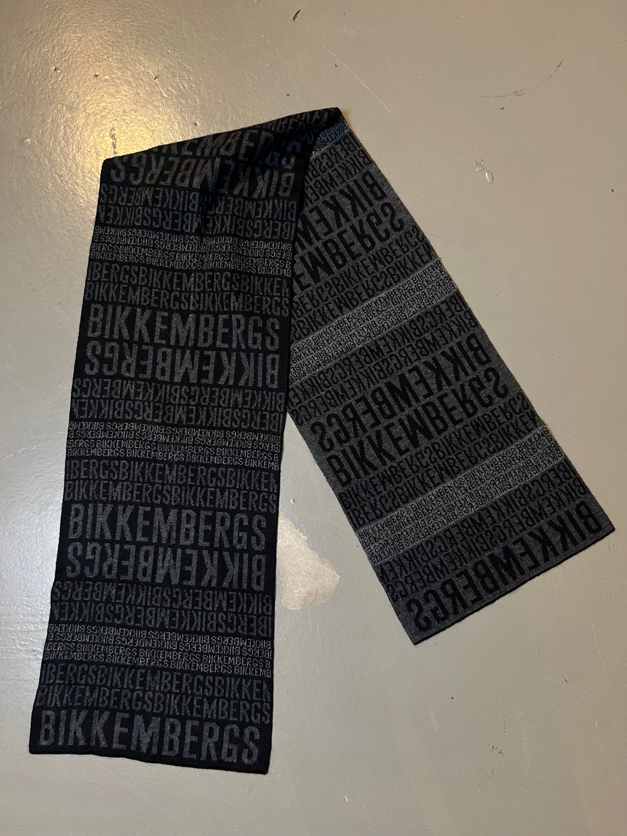 Vintage Dirk Bikkembergs Grey Scarf