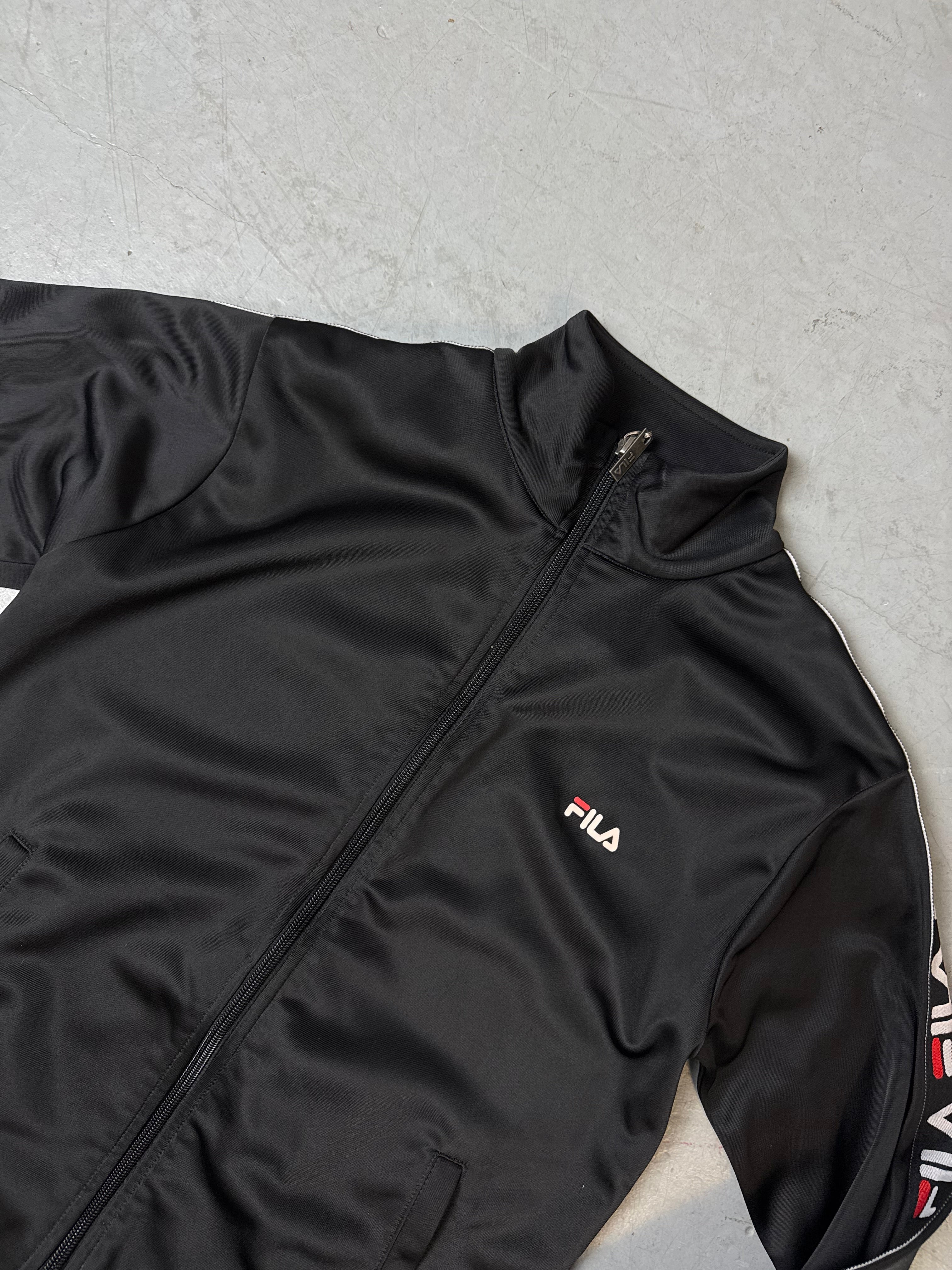 Vintage Fila Black Track Jacket XS