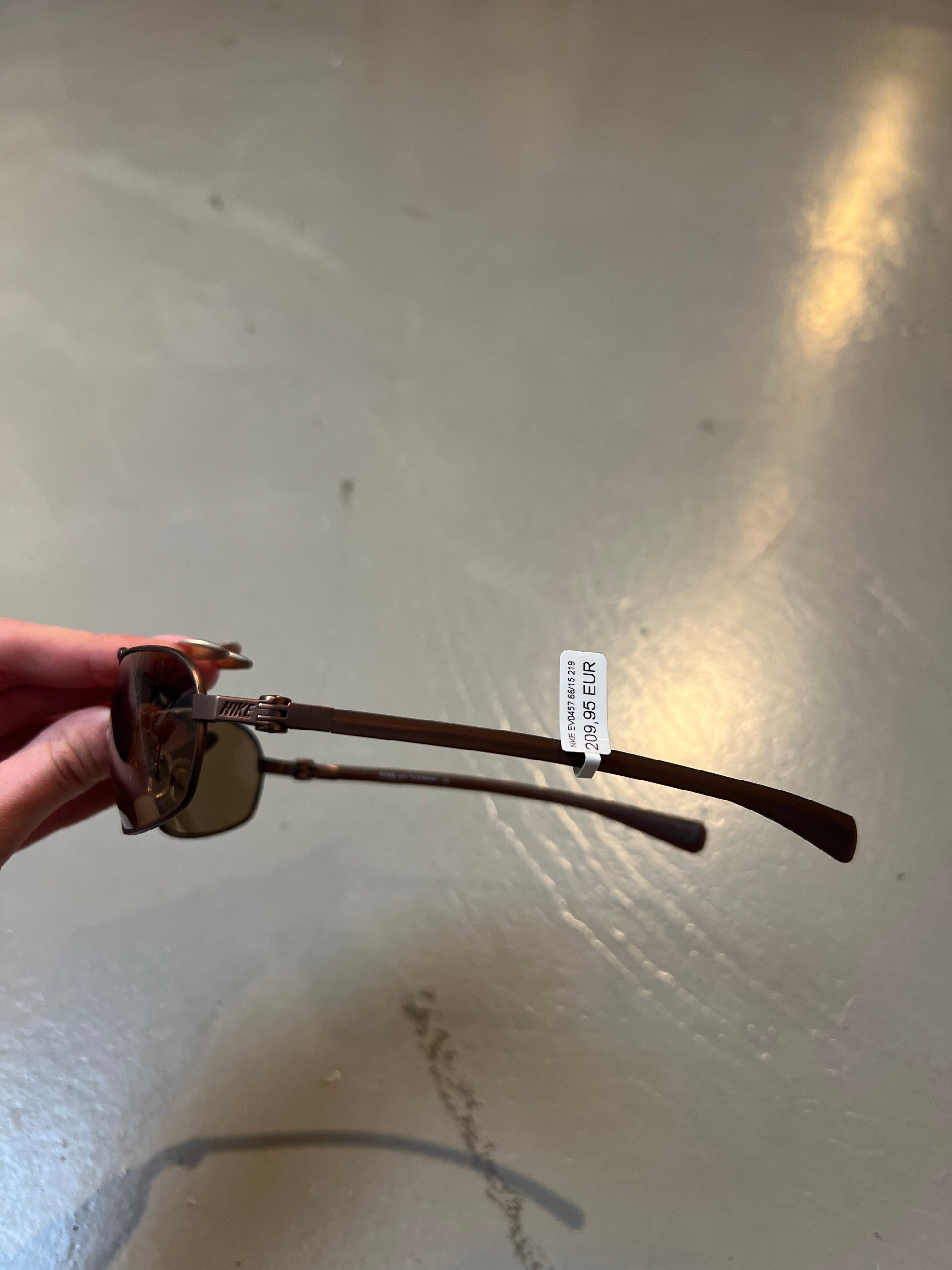 Nike Brown Pilot Sunglasses