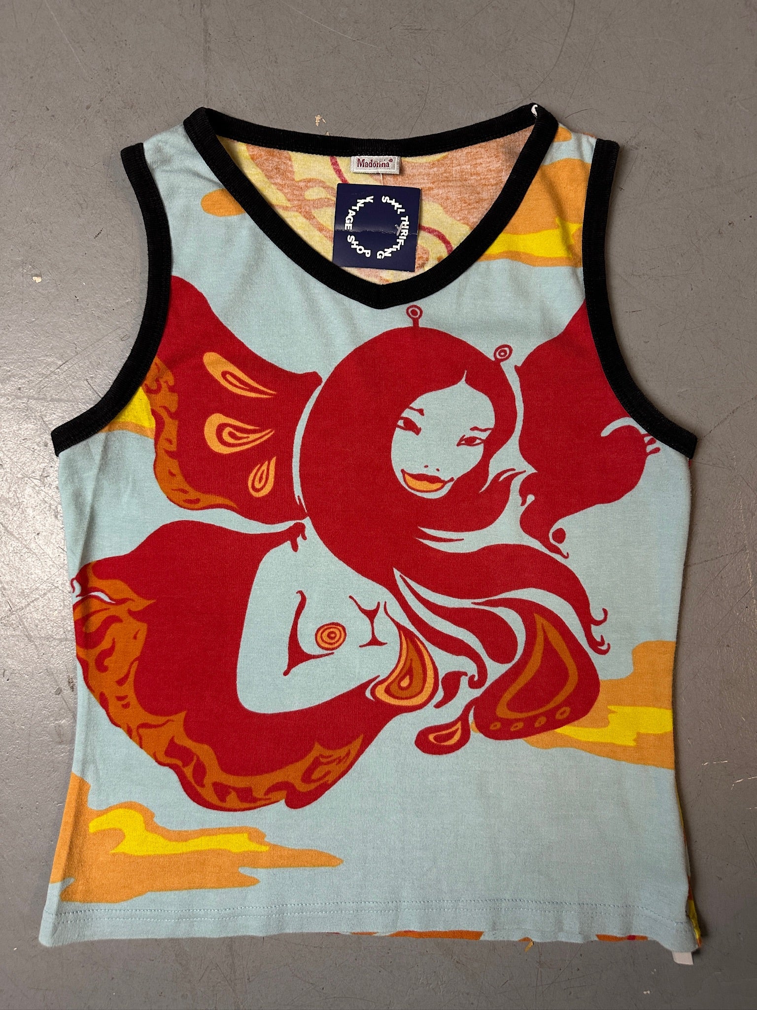 Produktbild von Vintage Madonna Colorful Tank Top von vorne