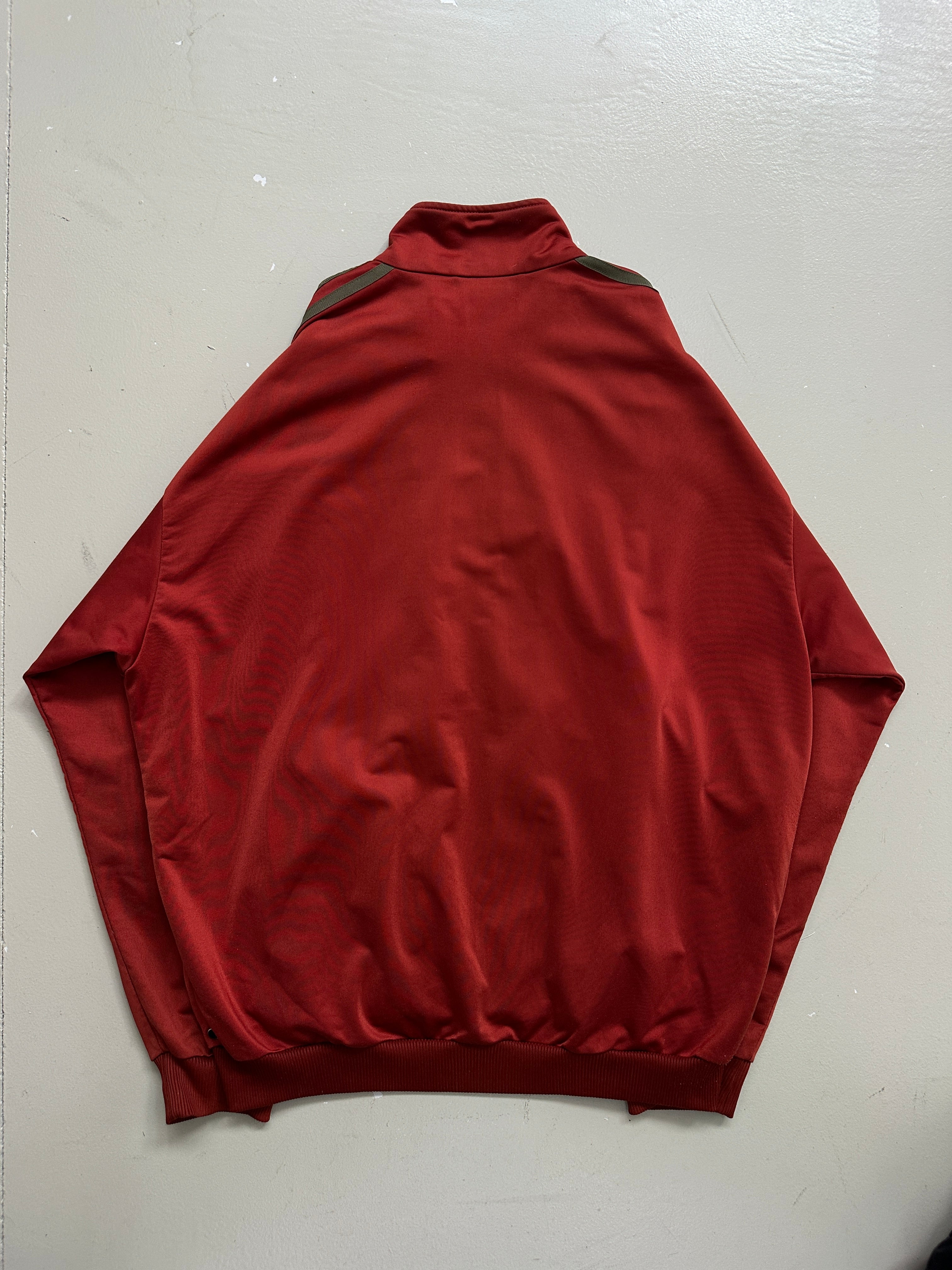 Vintage Adidas Red and Green Track Jacket XL