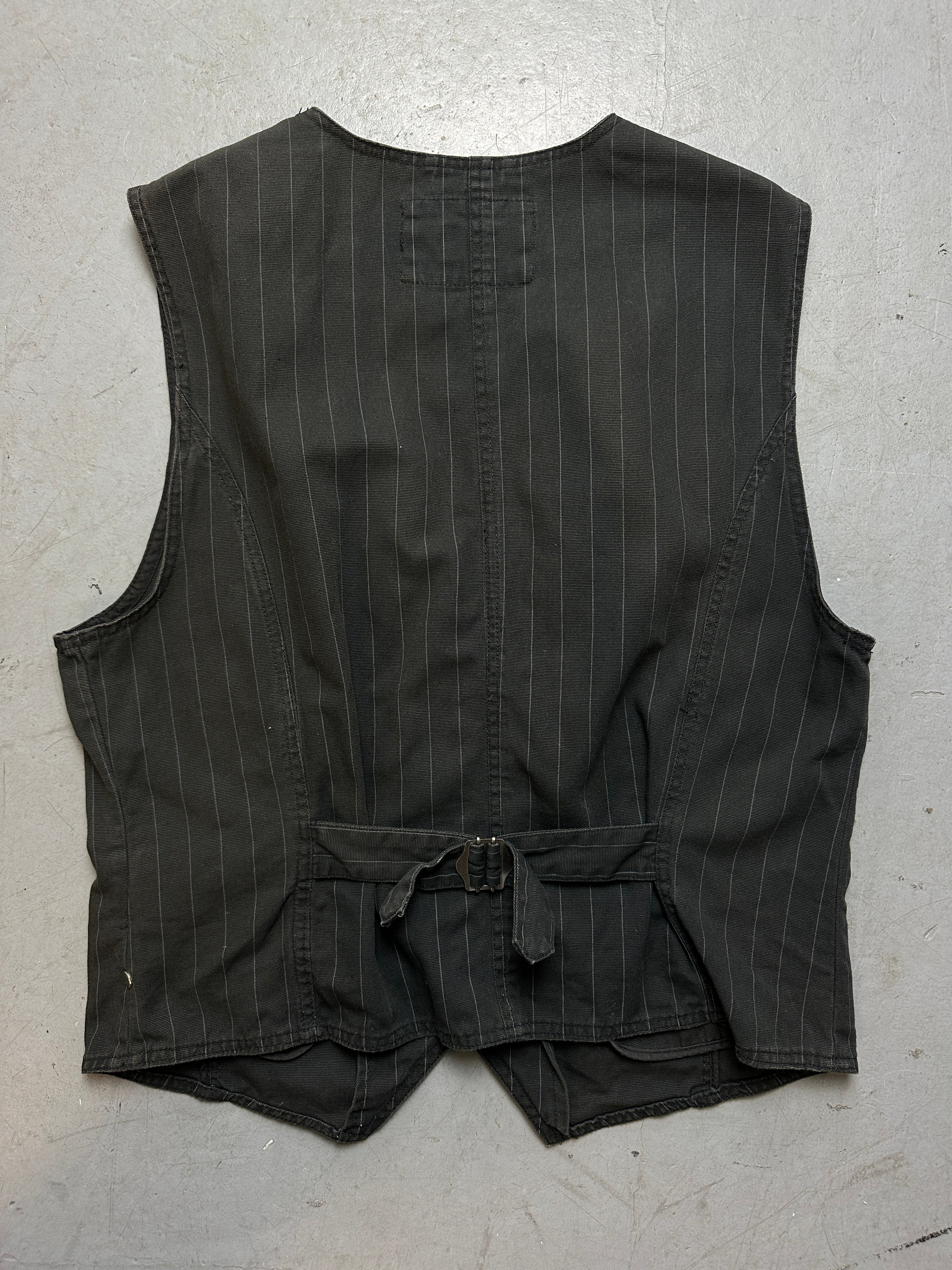 Produktbild von Vintage Pinstripe Vest XL von hinten