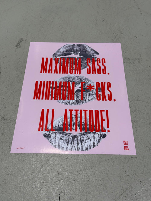 CNTY BAGS Poster DIN A4