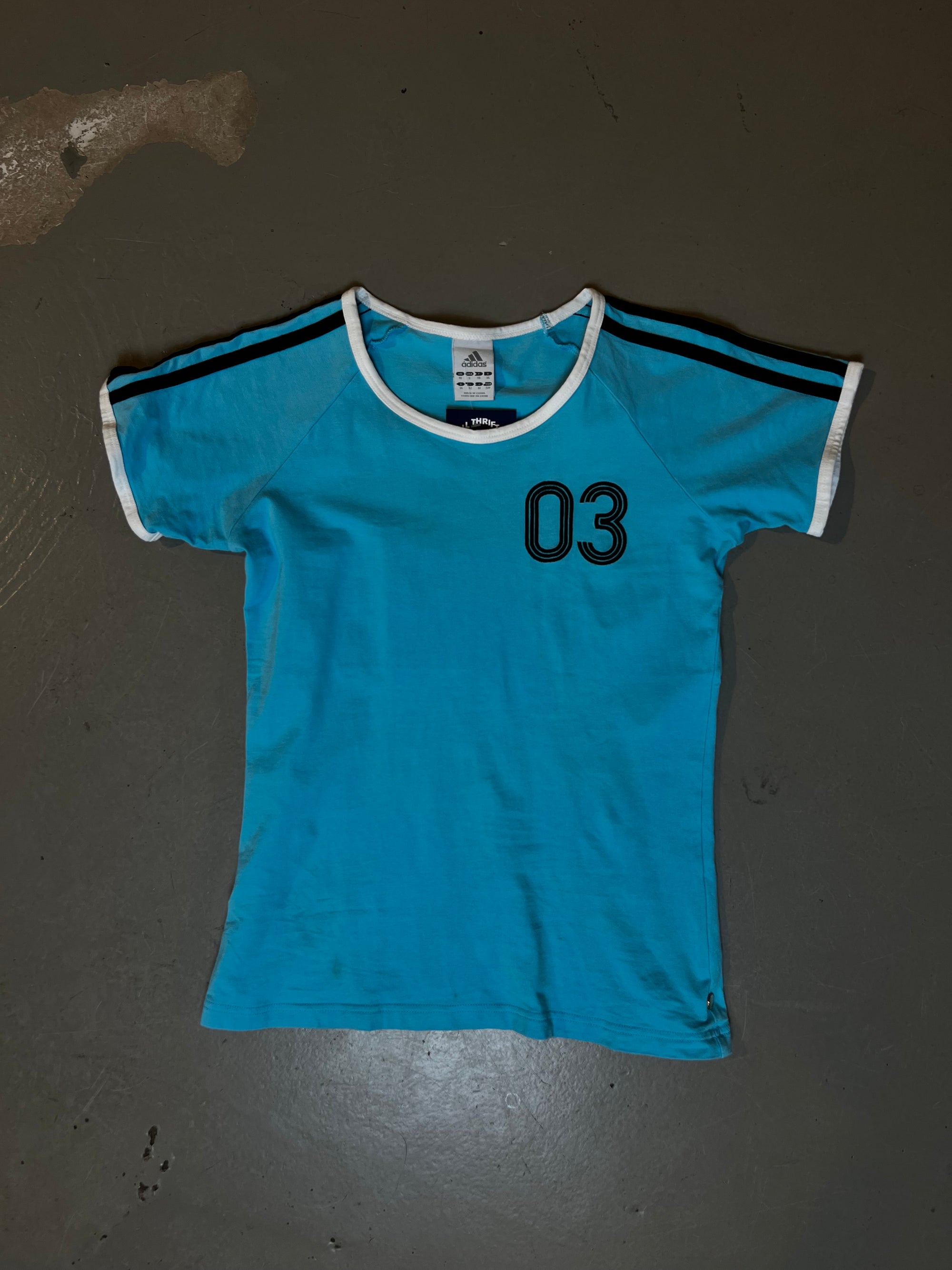 Vintage Adidas Blue 03 Tee S/M