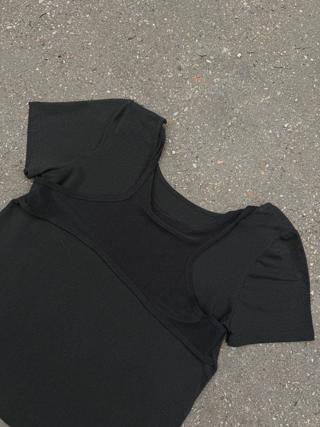 Vintage Palm Beach Black Baby Tee S/M