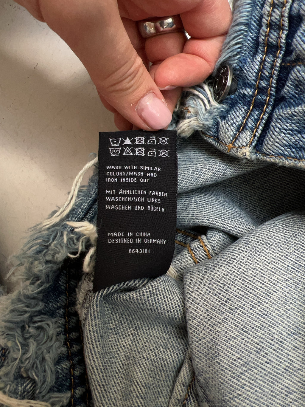 Vintage Tigha Jeans Jacke (S)