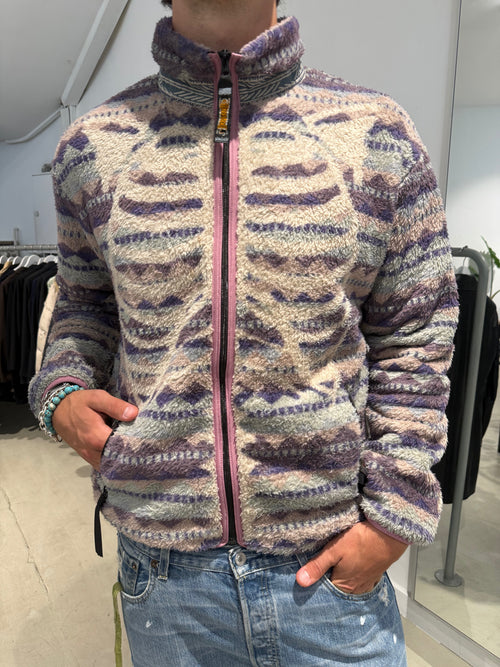 Vintage Kapital Ashland Stripe & Bone Fleece Jacke (XL)