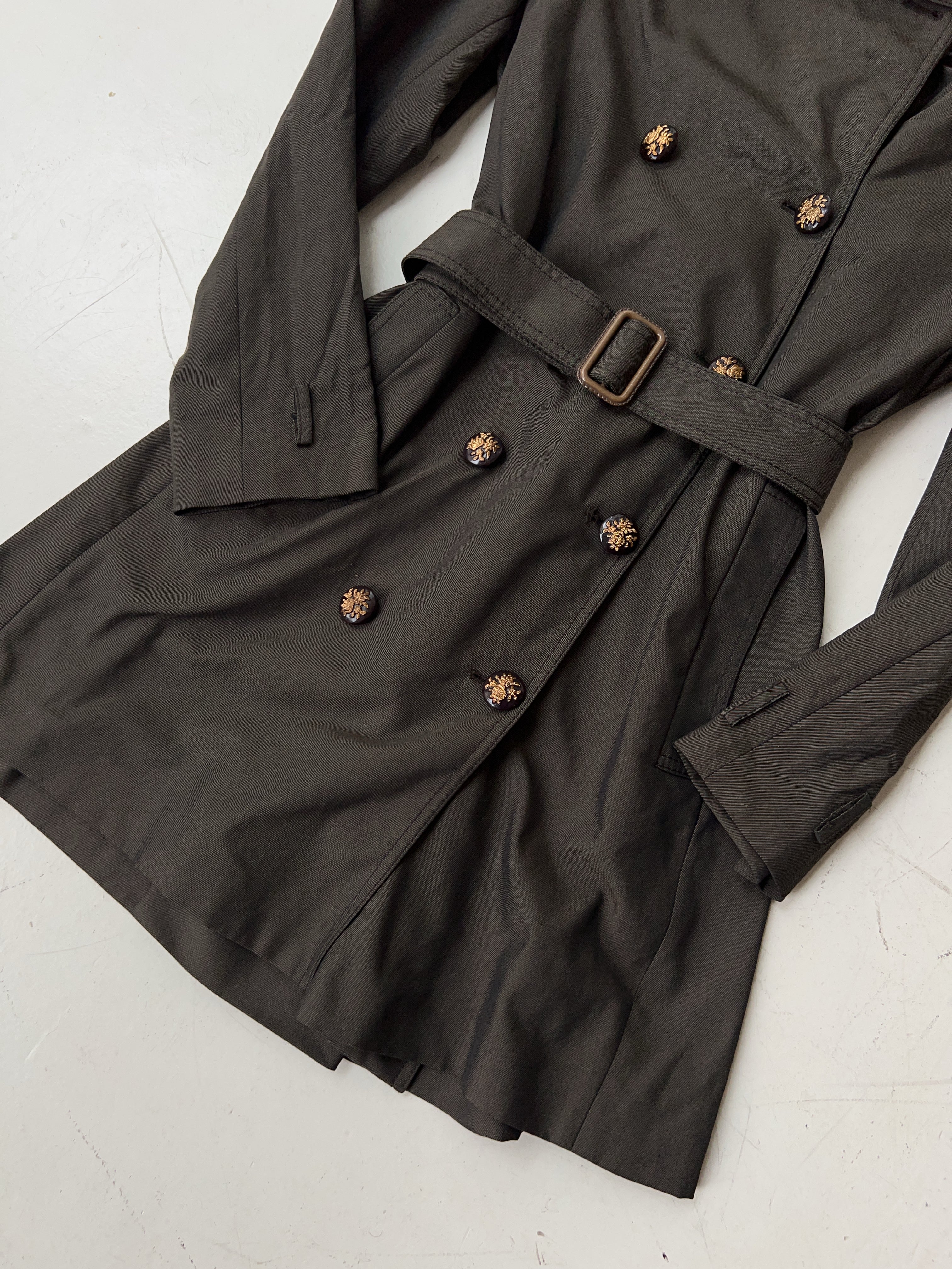 Vintage Stella Mccartney Brown Trench Coat (M)