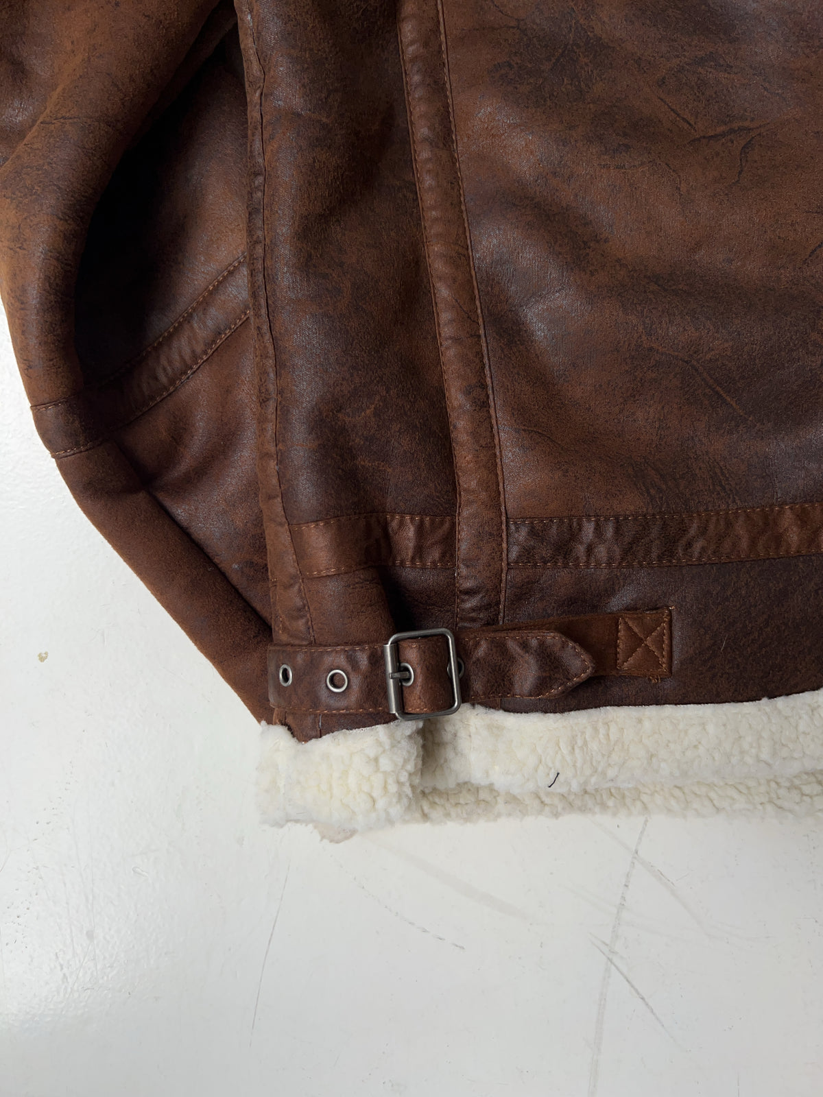 Vintage Warren Webber Faux Leather Jacket (XL)