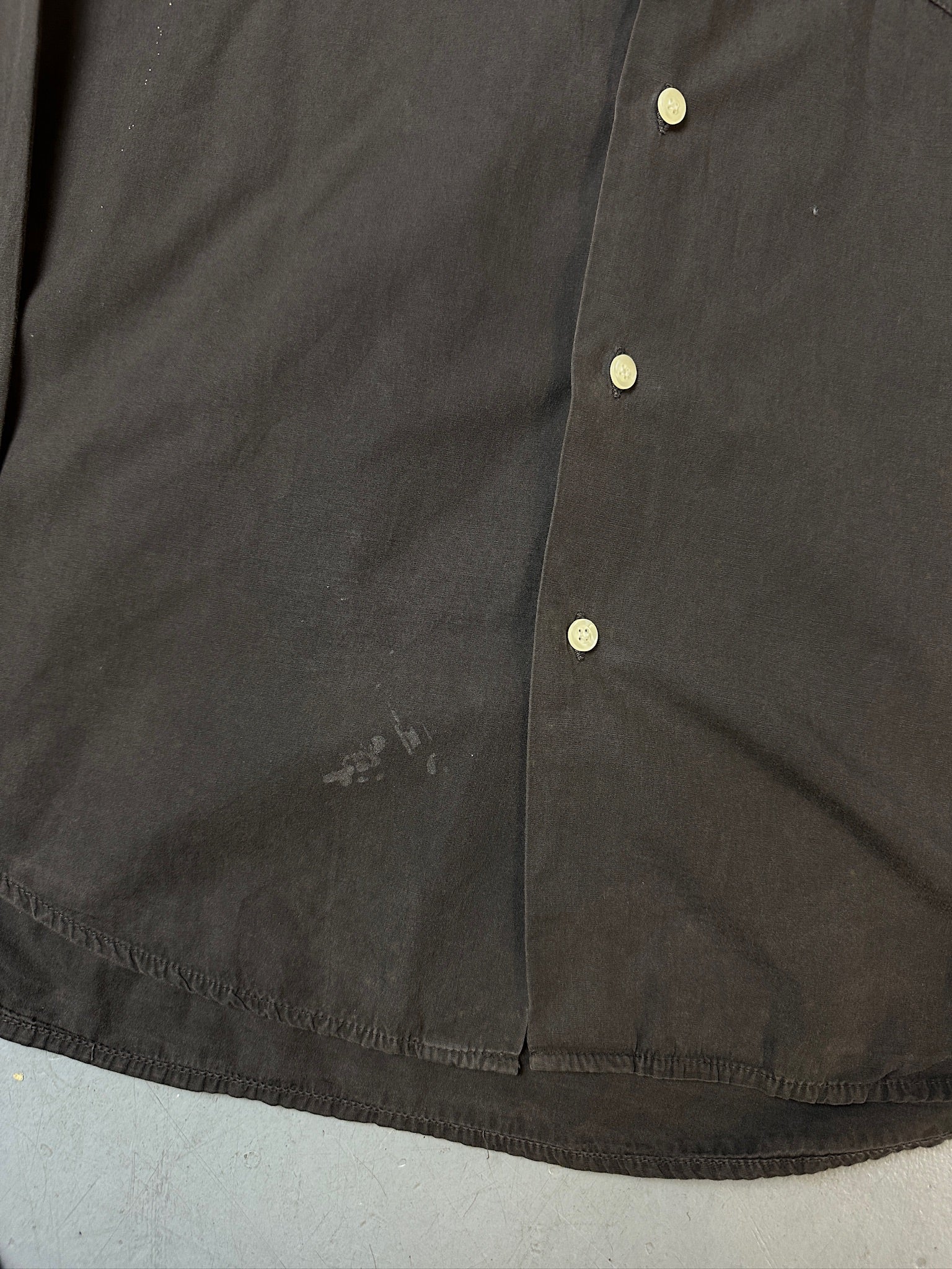 Vintage Diesel Grey Button Up Shirt L
