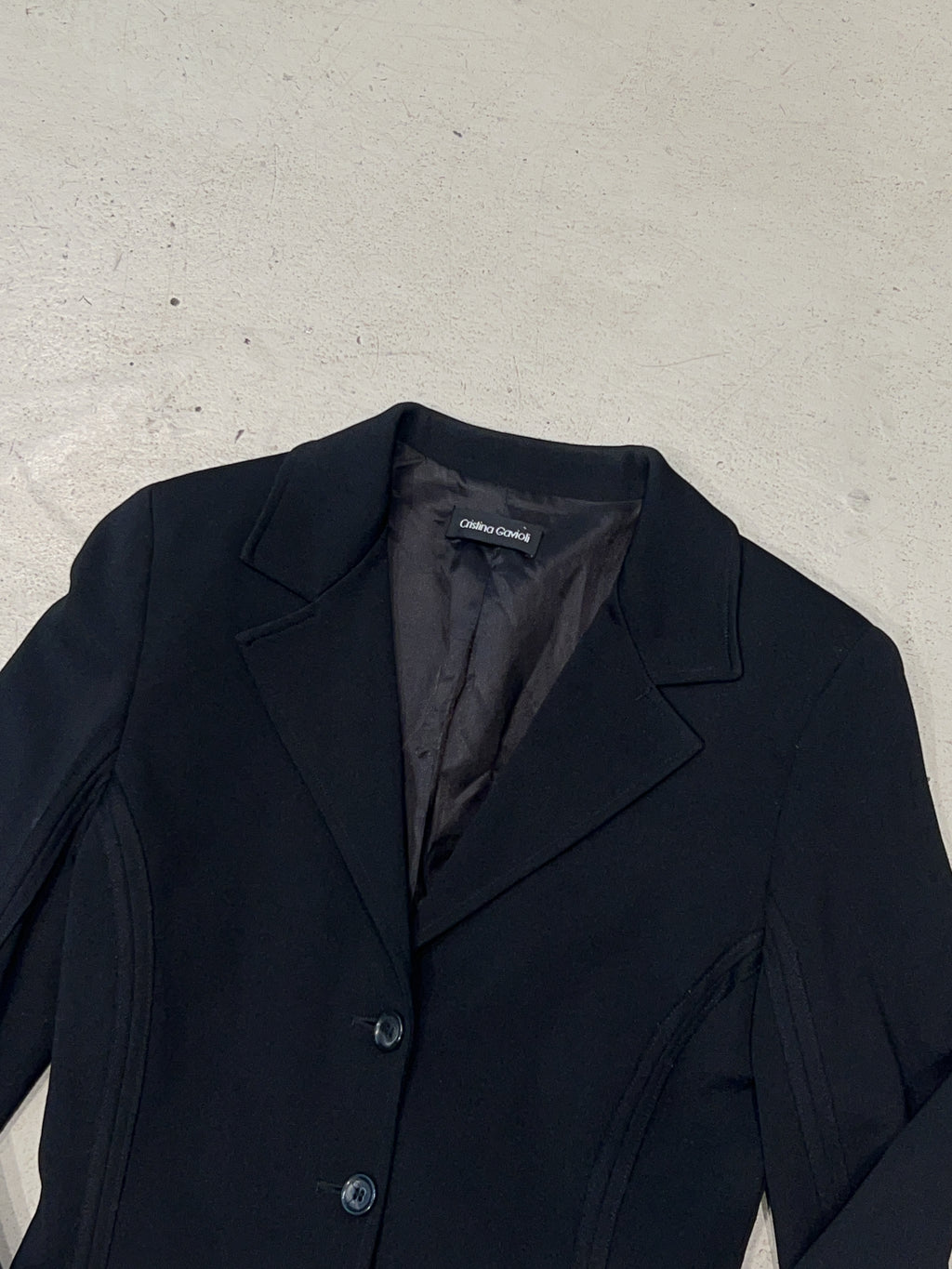 Vintage Cristina Gavioli Blazer für Damen. Y2K Second Hand 2000s Fashion.