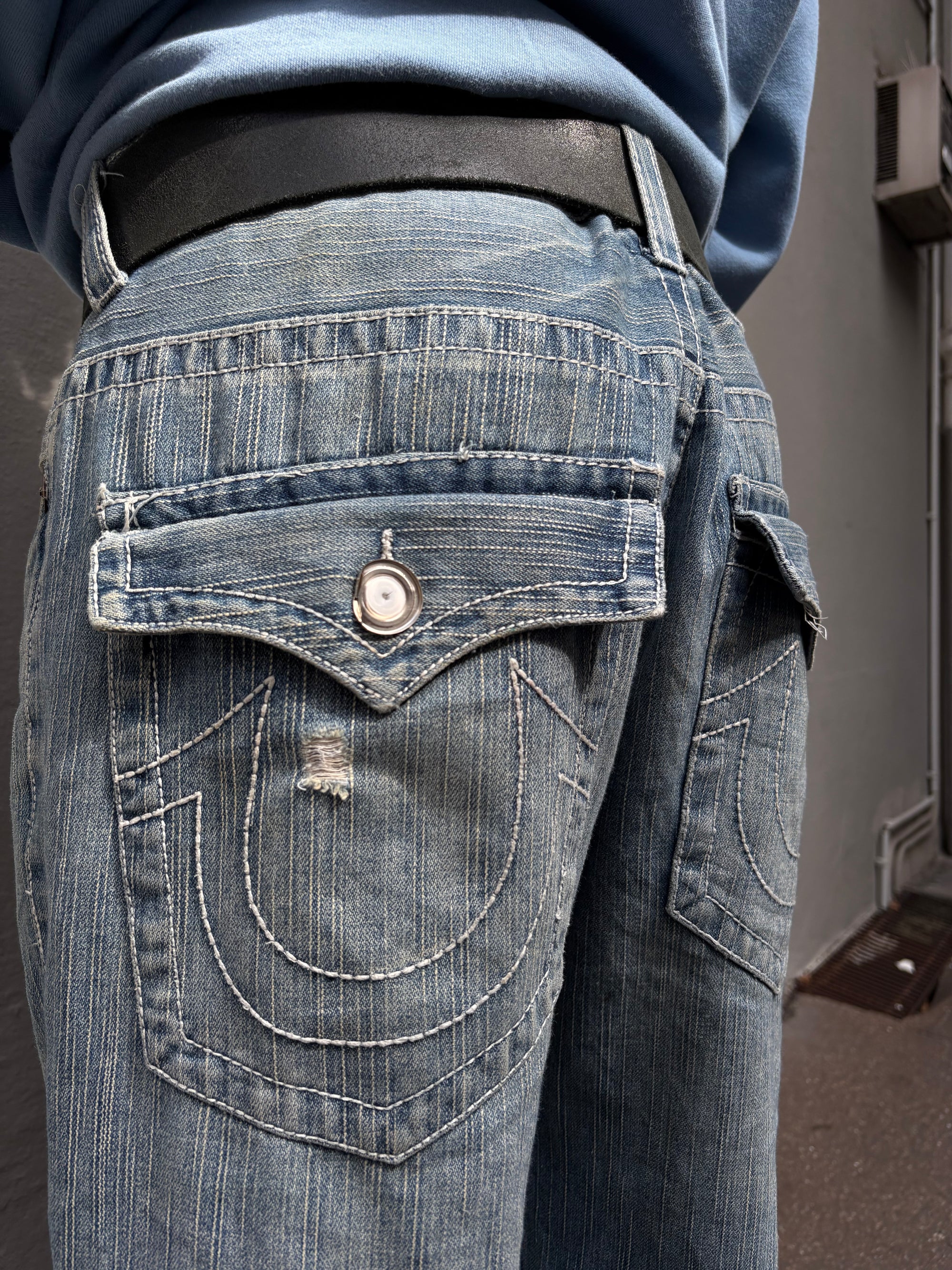 Vintage True Religion Stitched Denim L/XL