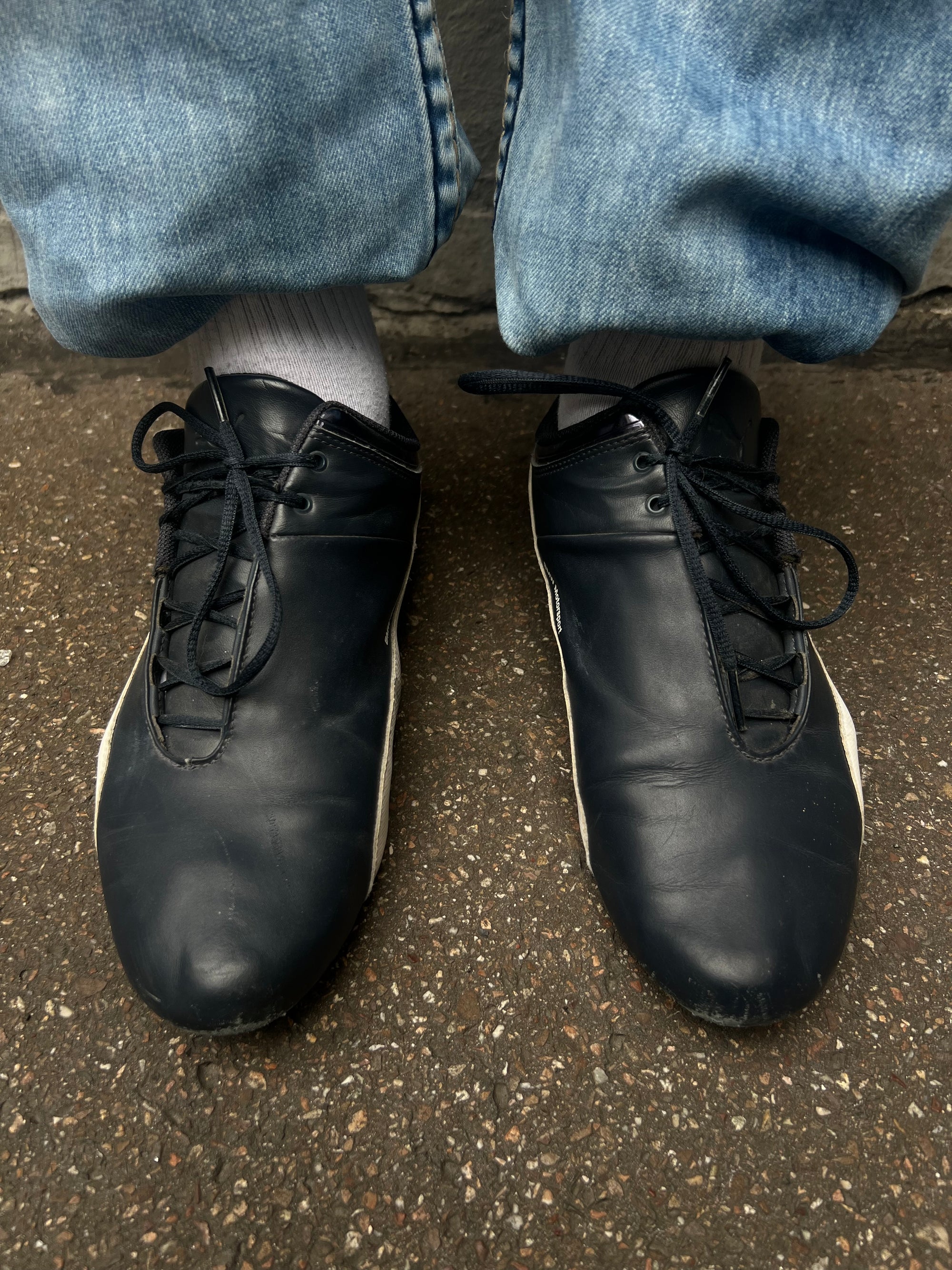 Vintage Blue Puma x BMW Ms Future Cat Sneaker 43