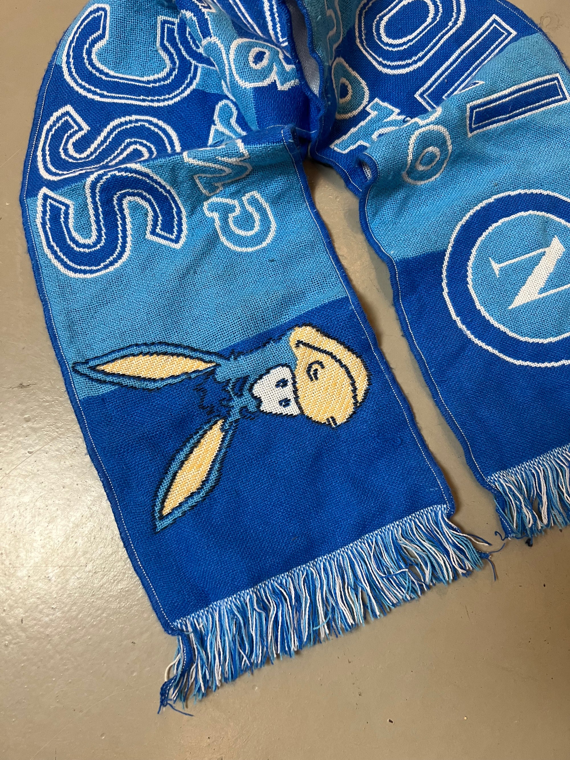 Vintage SSC Napoli Soccer Scarf