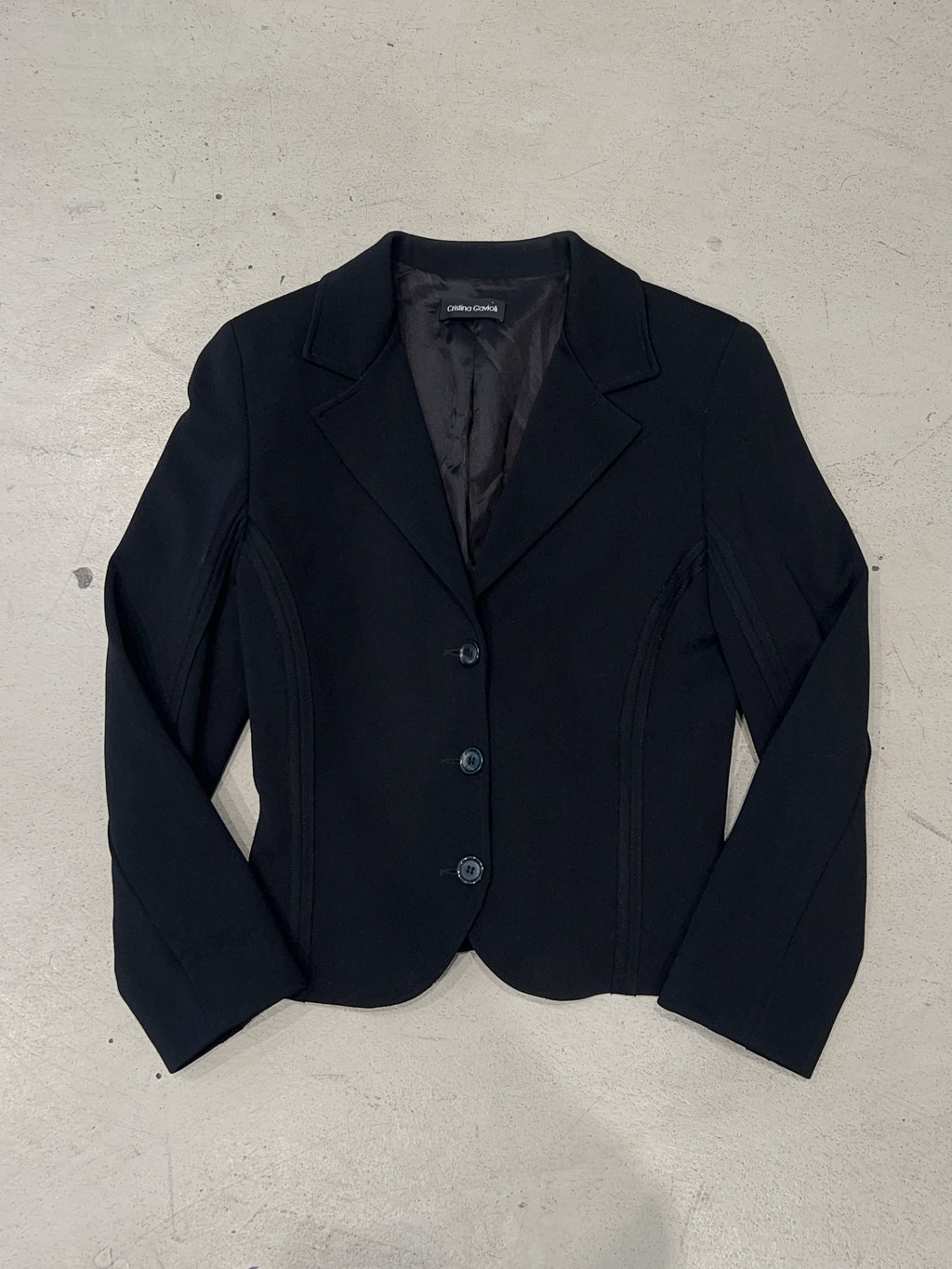 Vintage Cristina Gavioli Blazer für Damen. Y2K Second Hand 2000s Fashion.