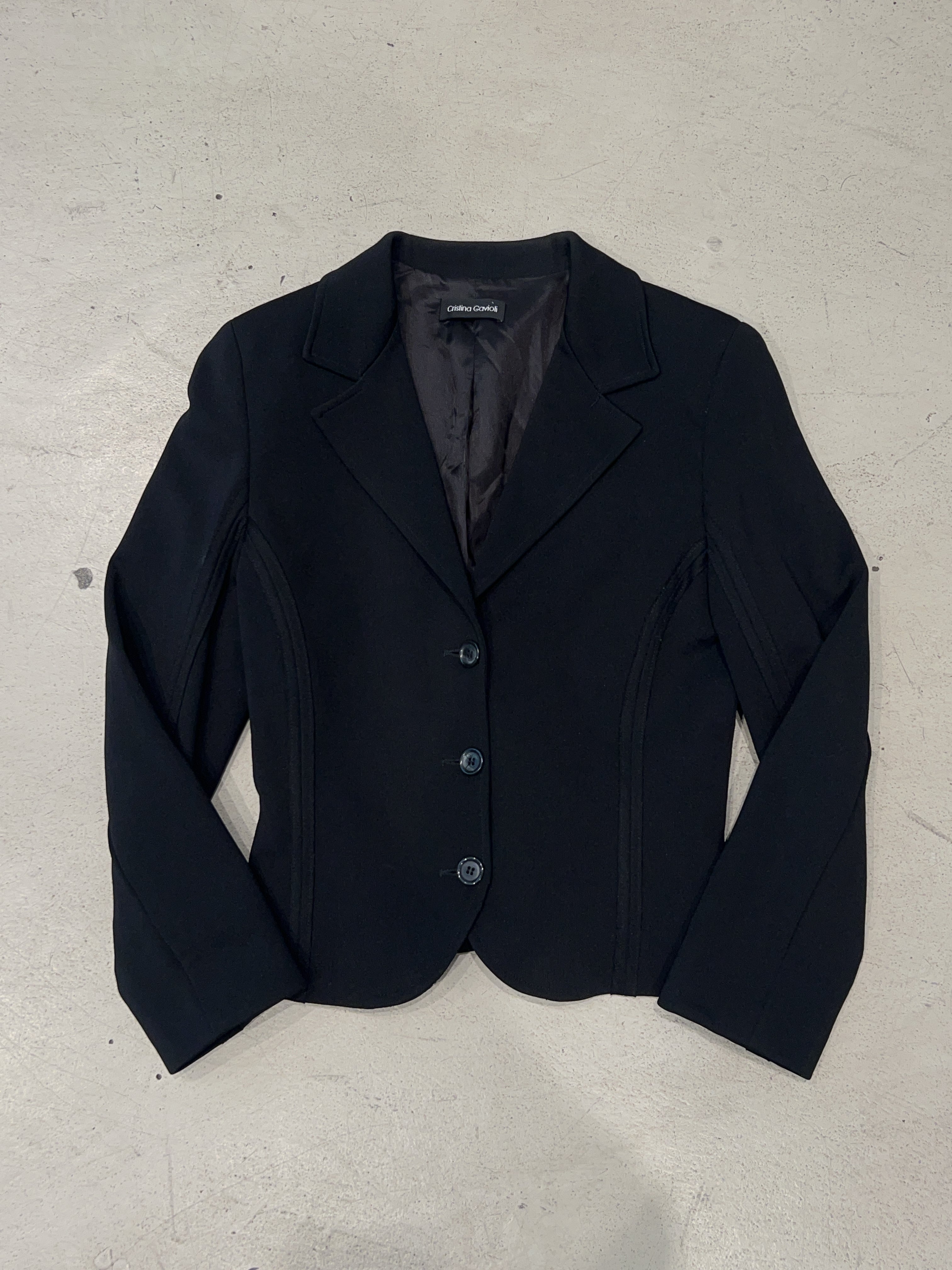 Vintage Cristina Gavioli Blazer für Damen. Y2K Second Hand 2000s Fashion.
