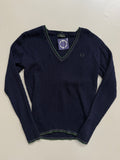 Vintage Fred Perry Dark Blue Knit Sweater L