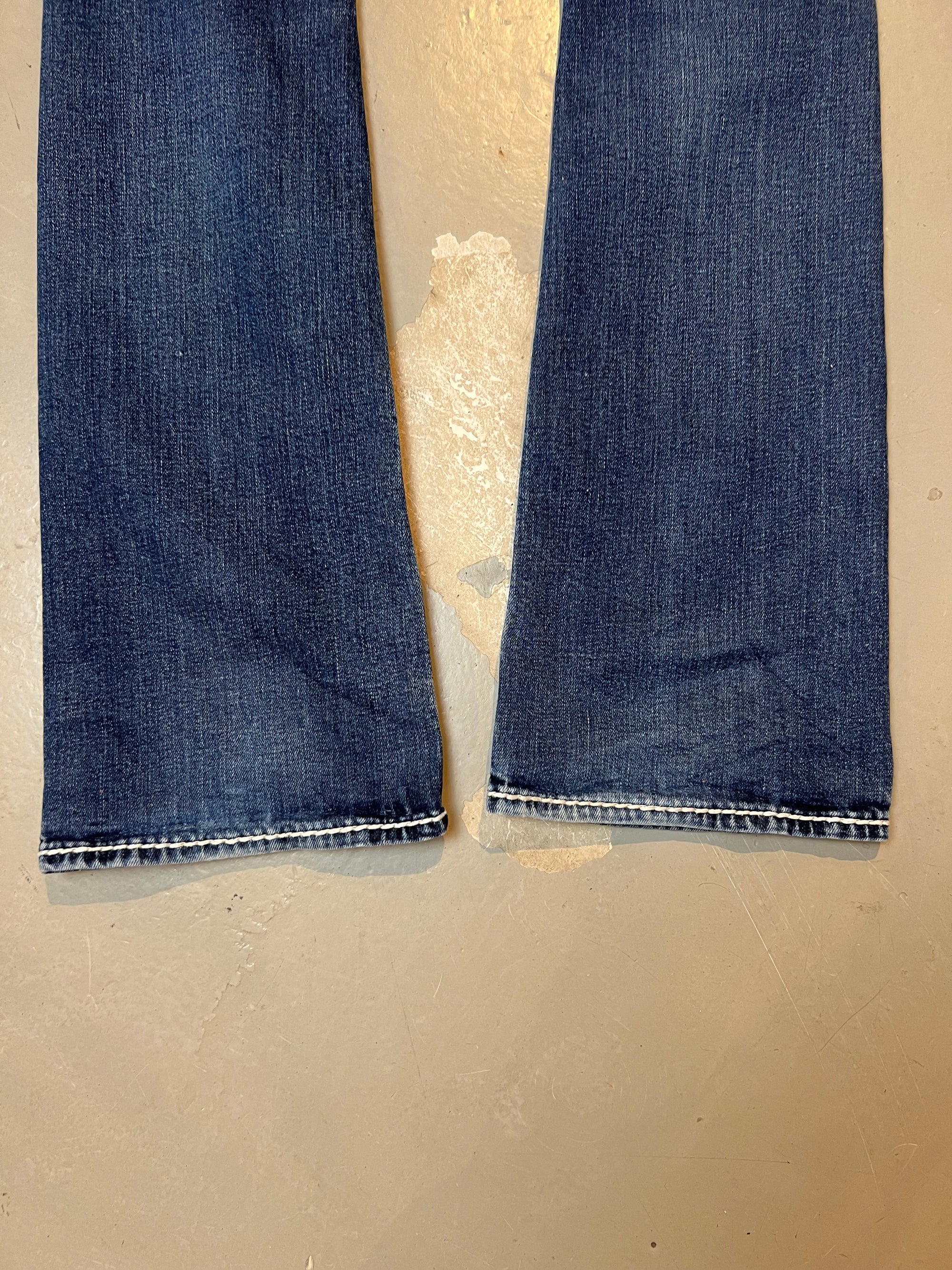 Vintage Rock Revival Glitter Denim S