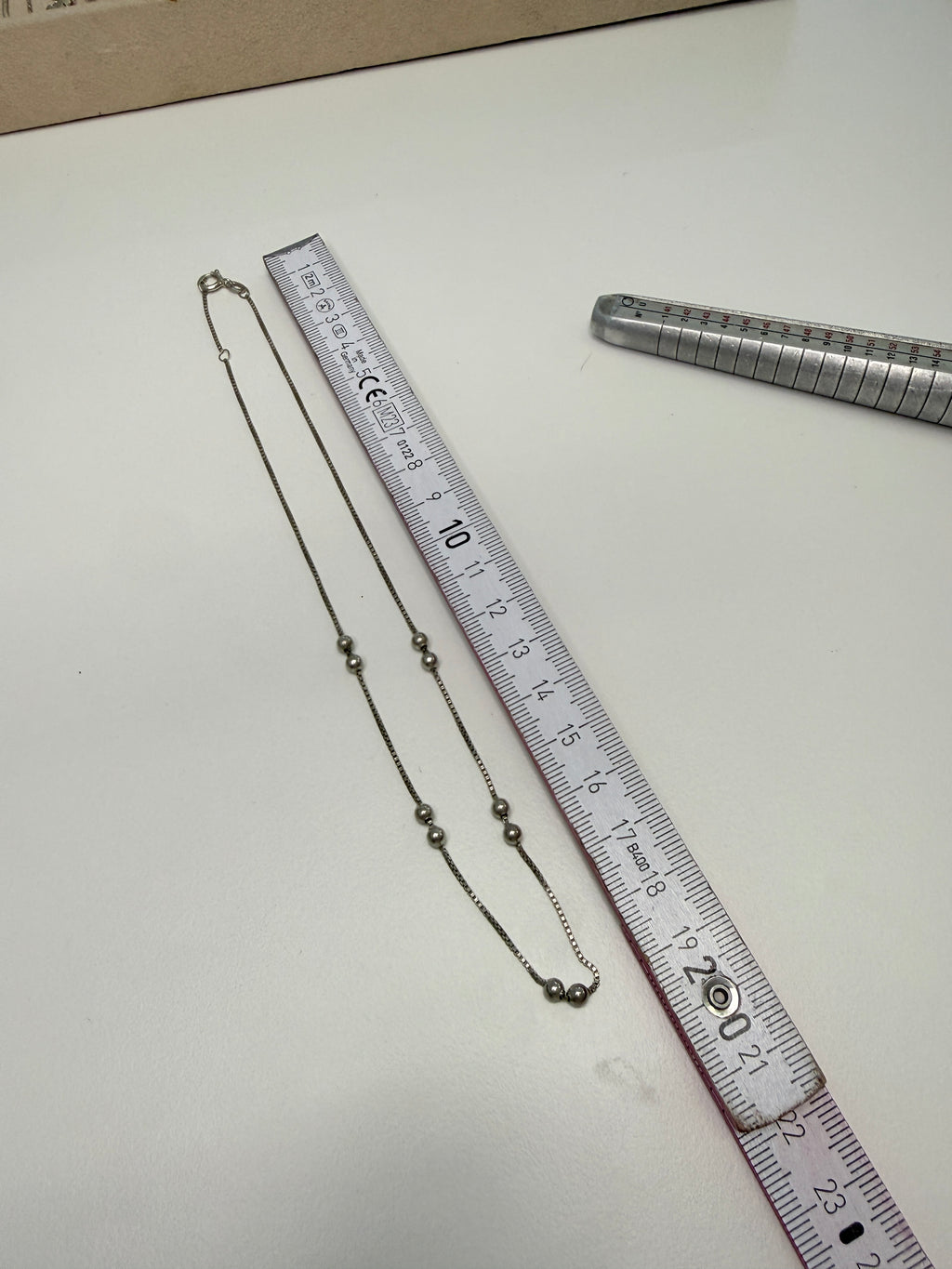 Vintage 925 Sterlingsilber Kugelkette