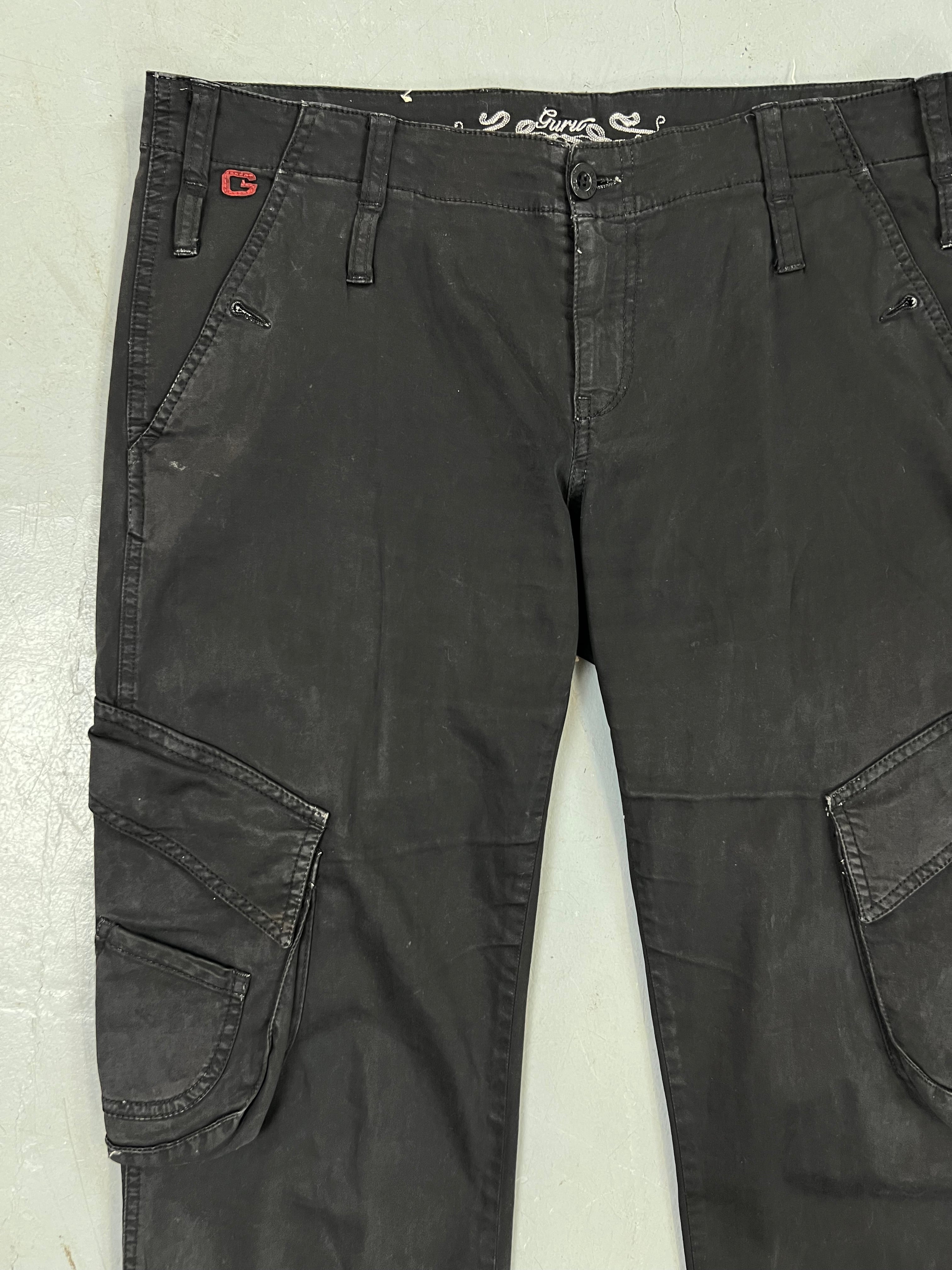Vintage Guru Black Cargo Cargo Pants M/L