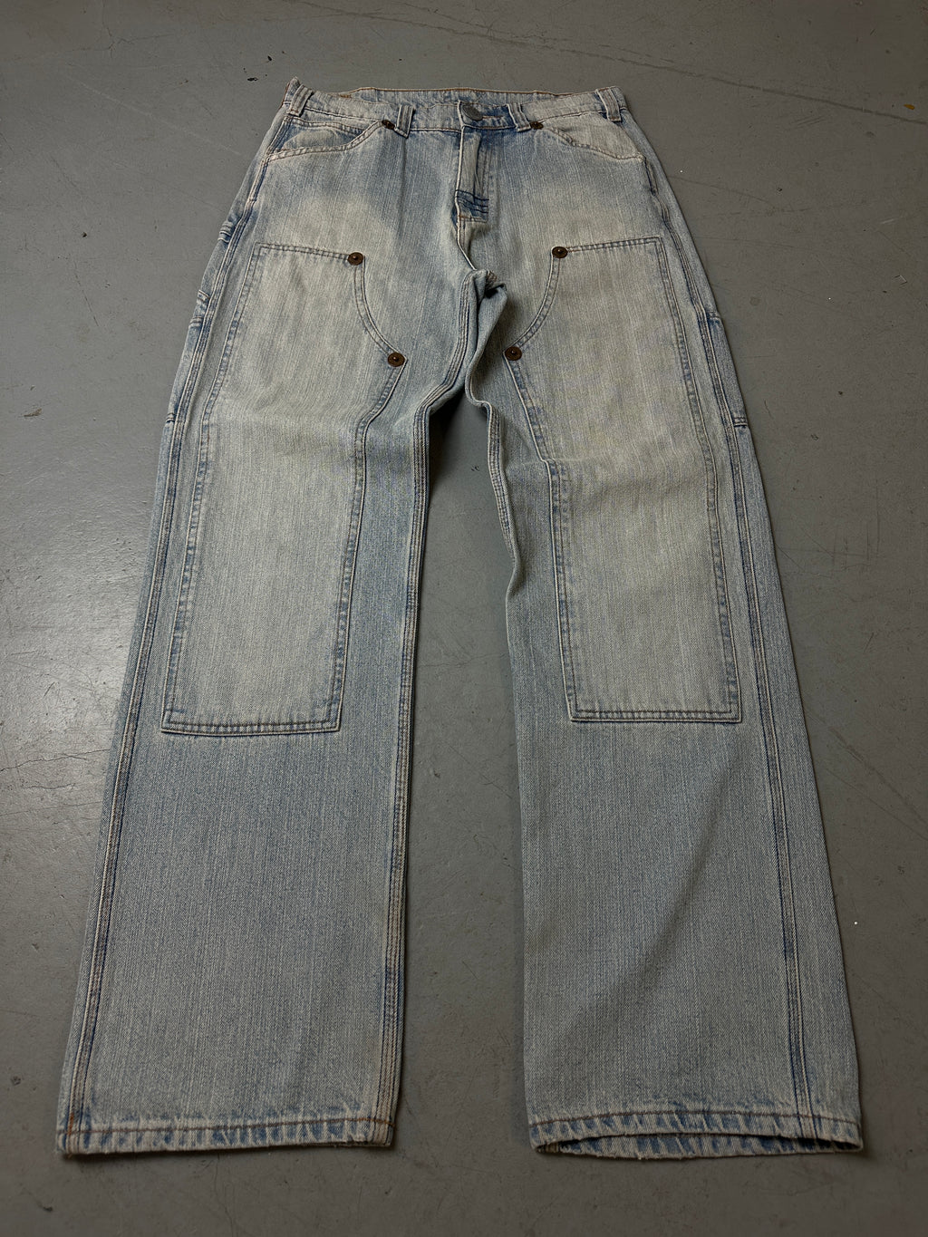 Produktbild von Vintage Patched Denim Jeans Von vorne