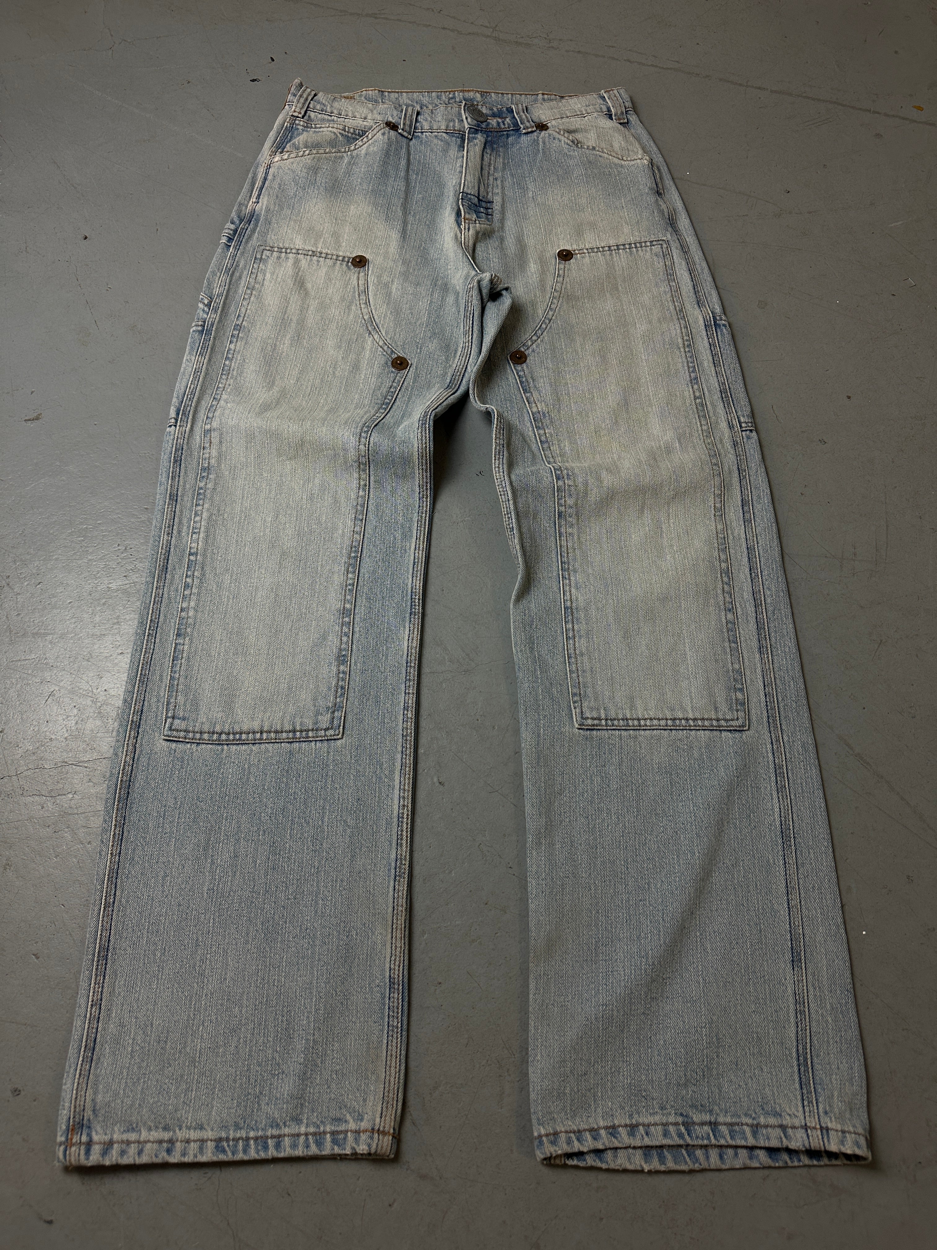 Produktbild von Vintage Patched Denim Jeans Von vorne