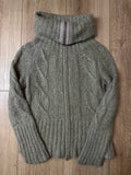 Ein Knit Zipper von Gas mit hohem Kragen Vintage Y2K 