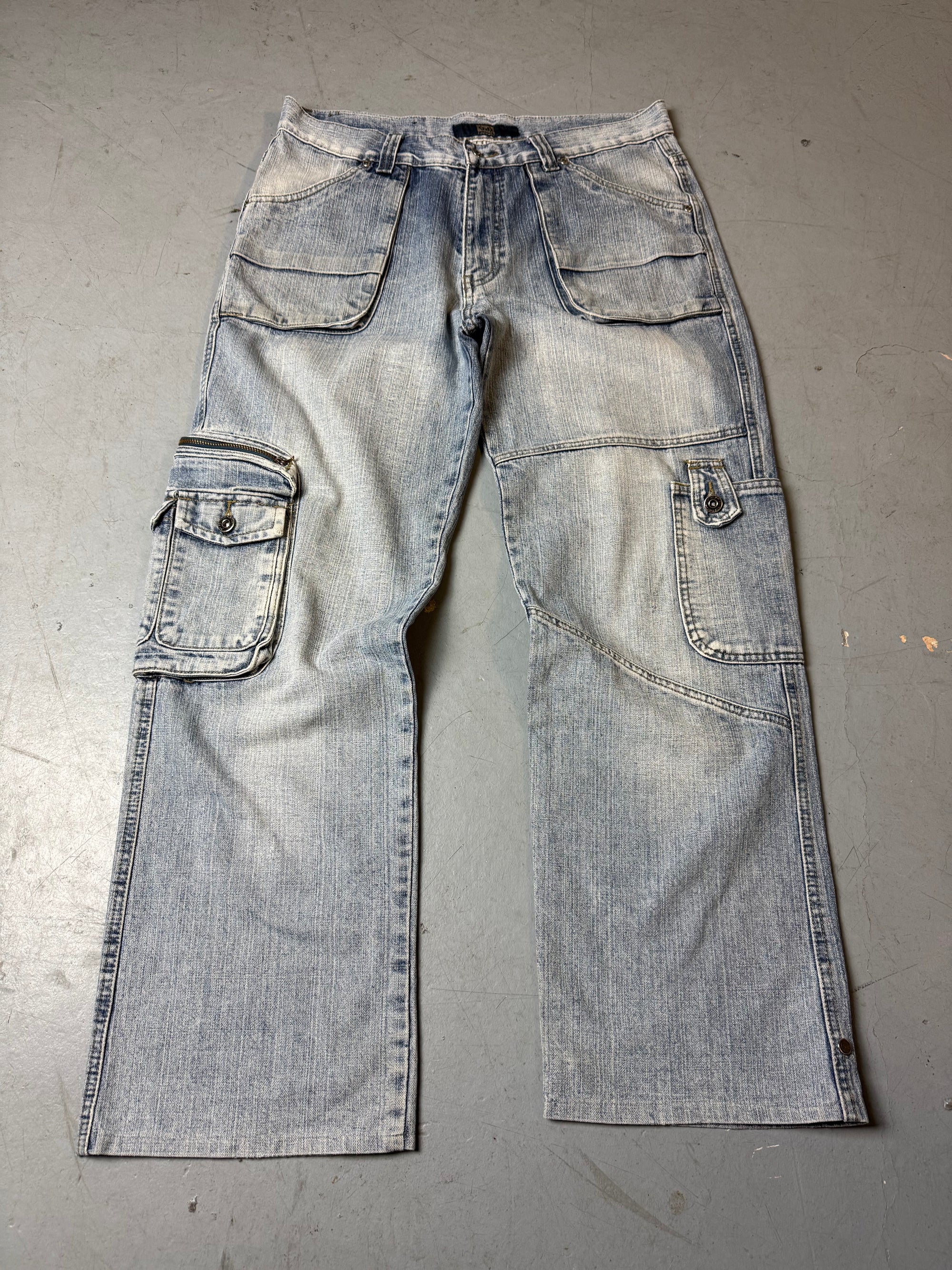 Produktbild von Vintage Minhad Light Blue Baggy Jeans XL von vorne