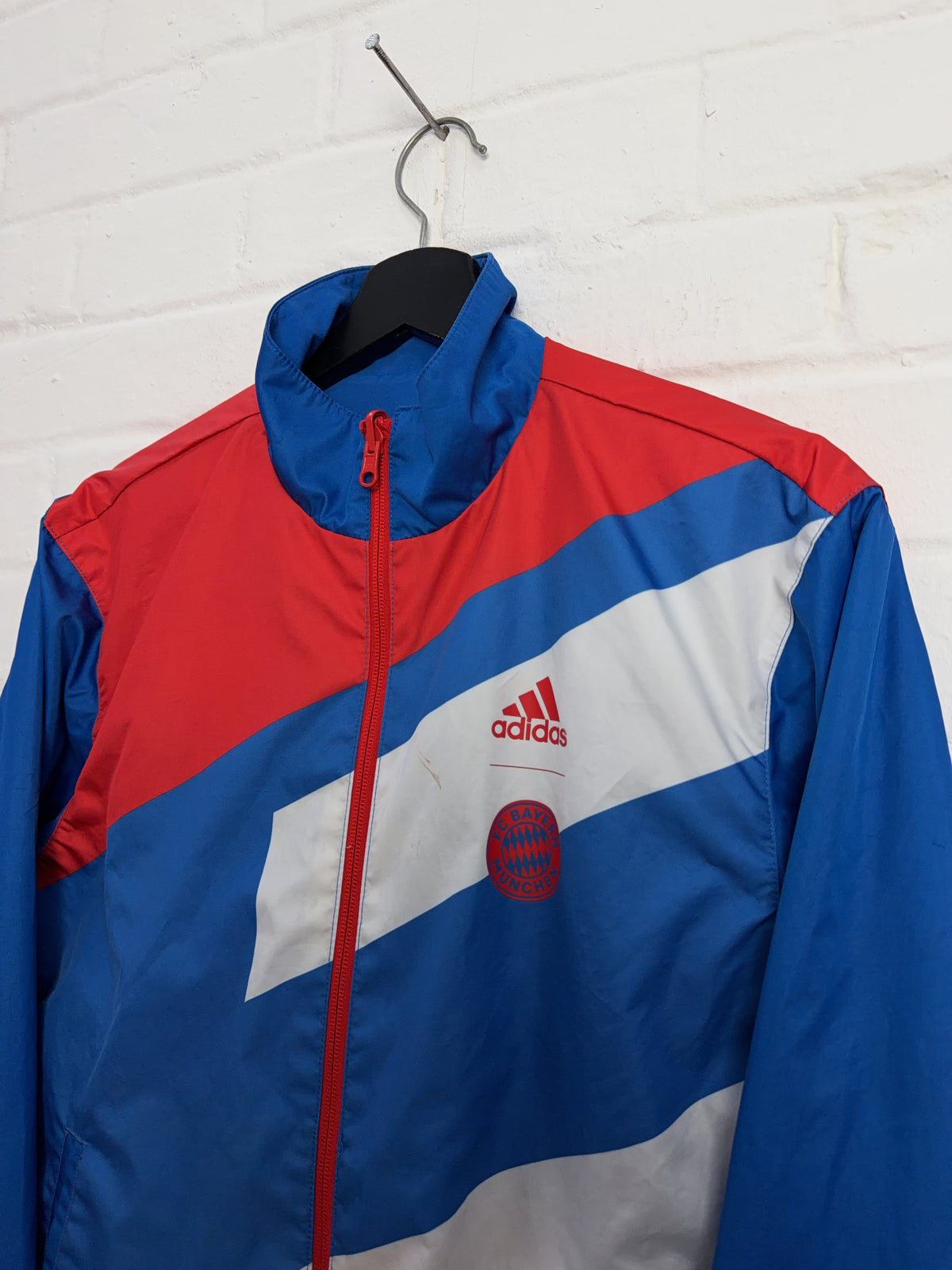 Vintage Adidas FC Bayern Track Jacke wendbar (S)