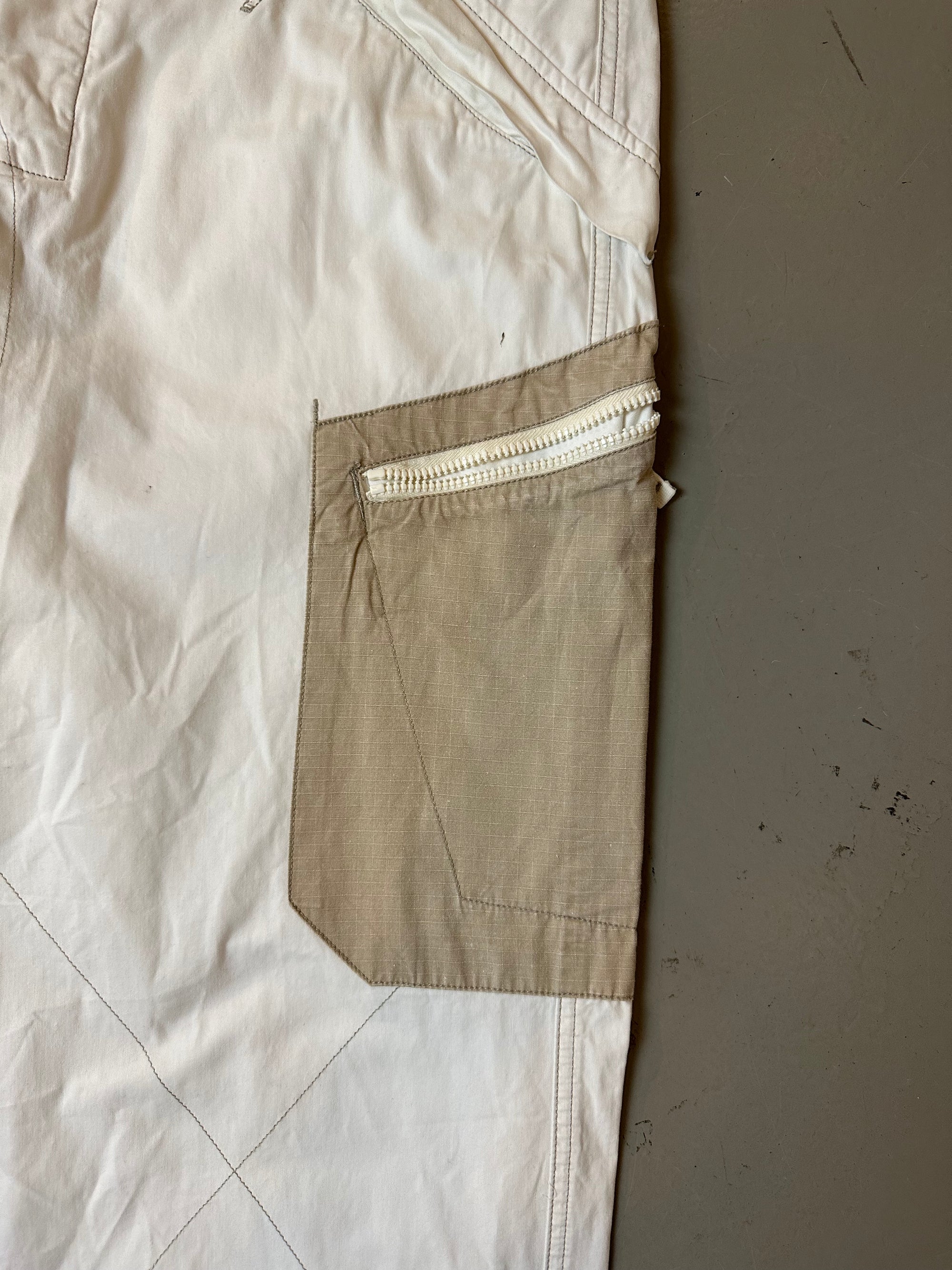 Vintage White Summer Pants L/XL