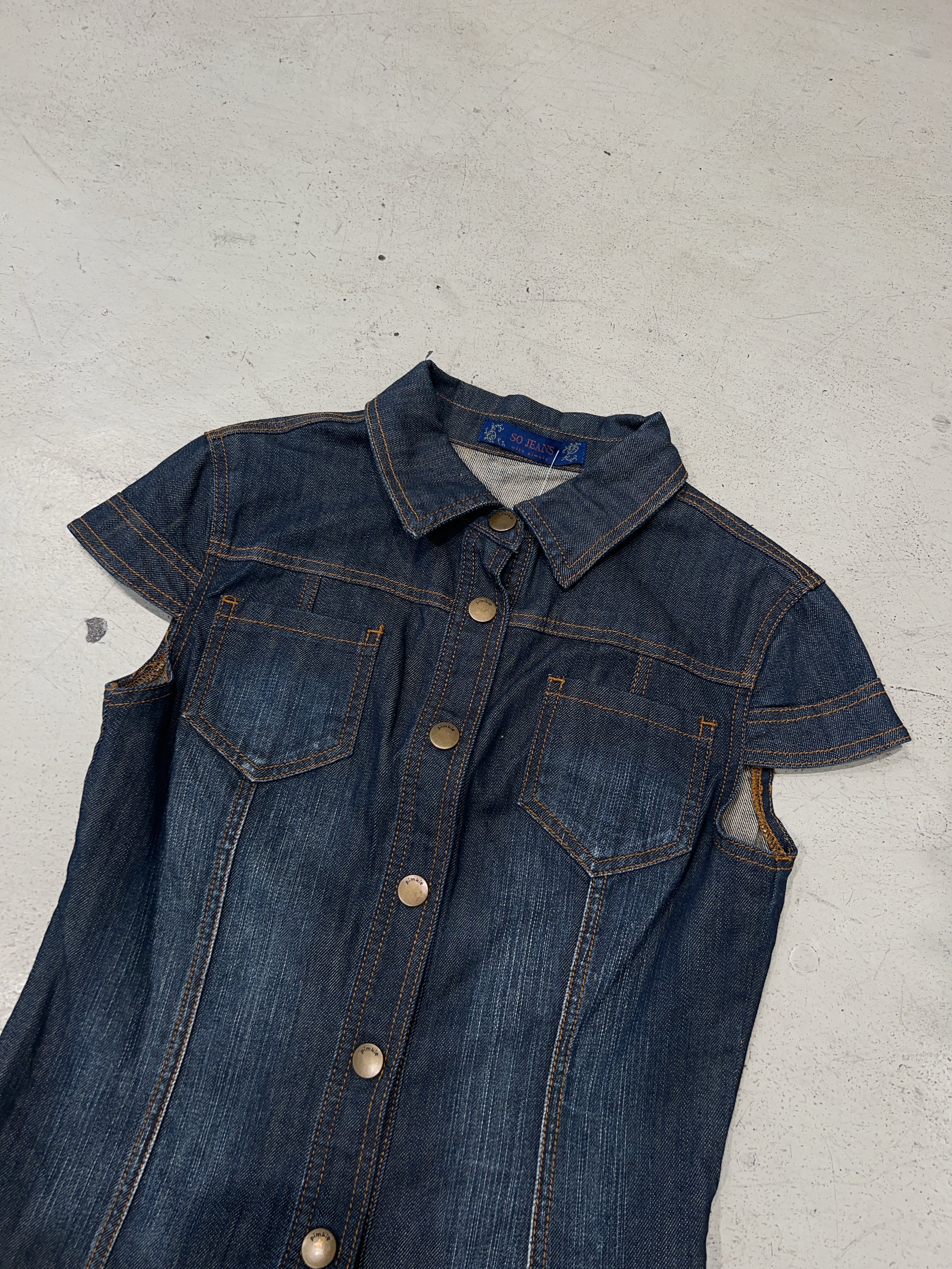 Vintage Denim Dress (S)