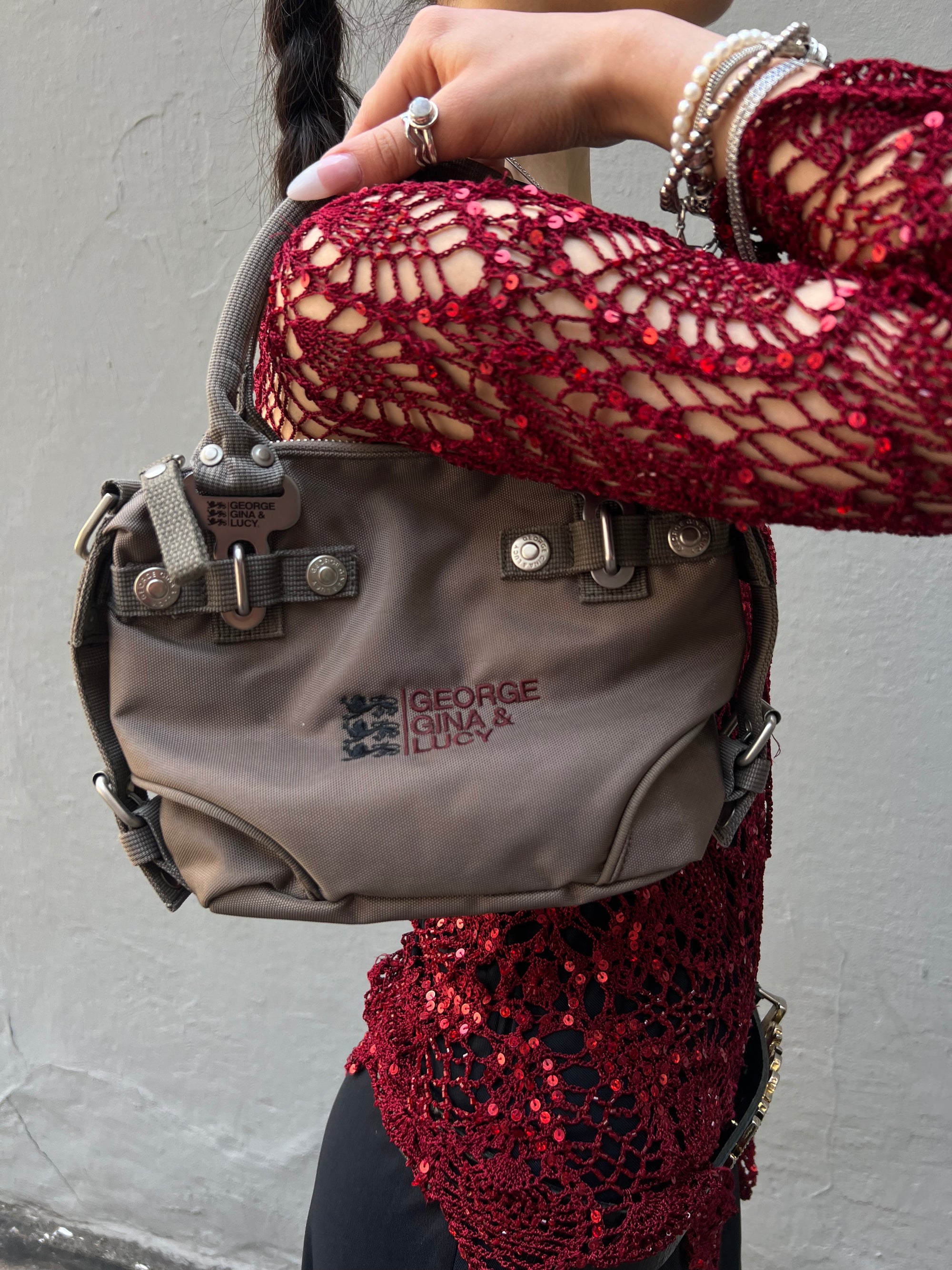 Vintage George, Gina & Lucy Grey Mini Bag