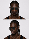 Alexander McQueen Silver Studs Sunglasses