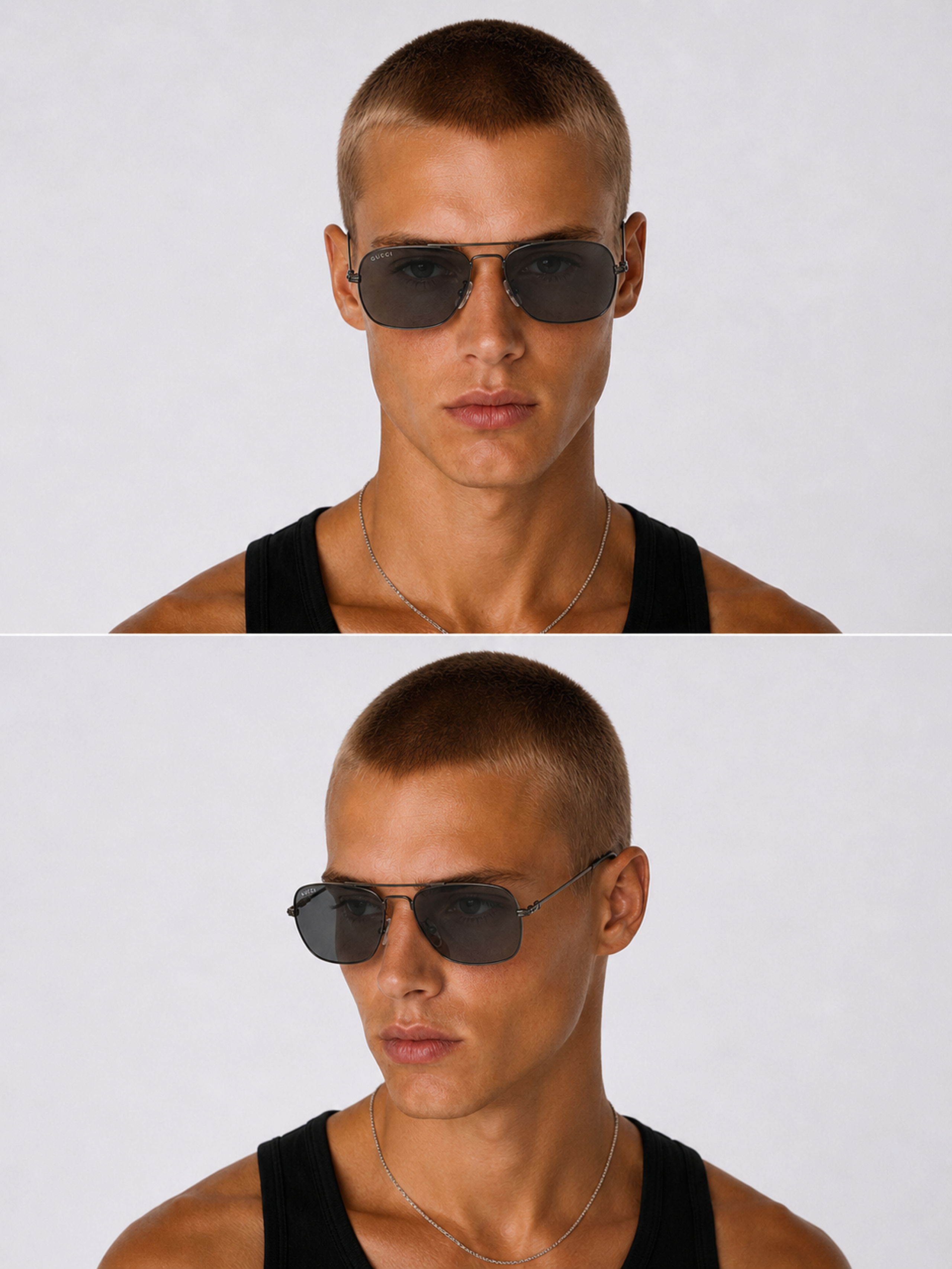 Gucci Red and Green Sunglasses