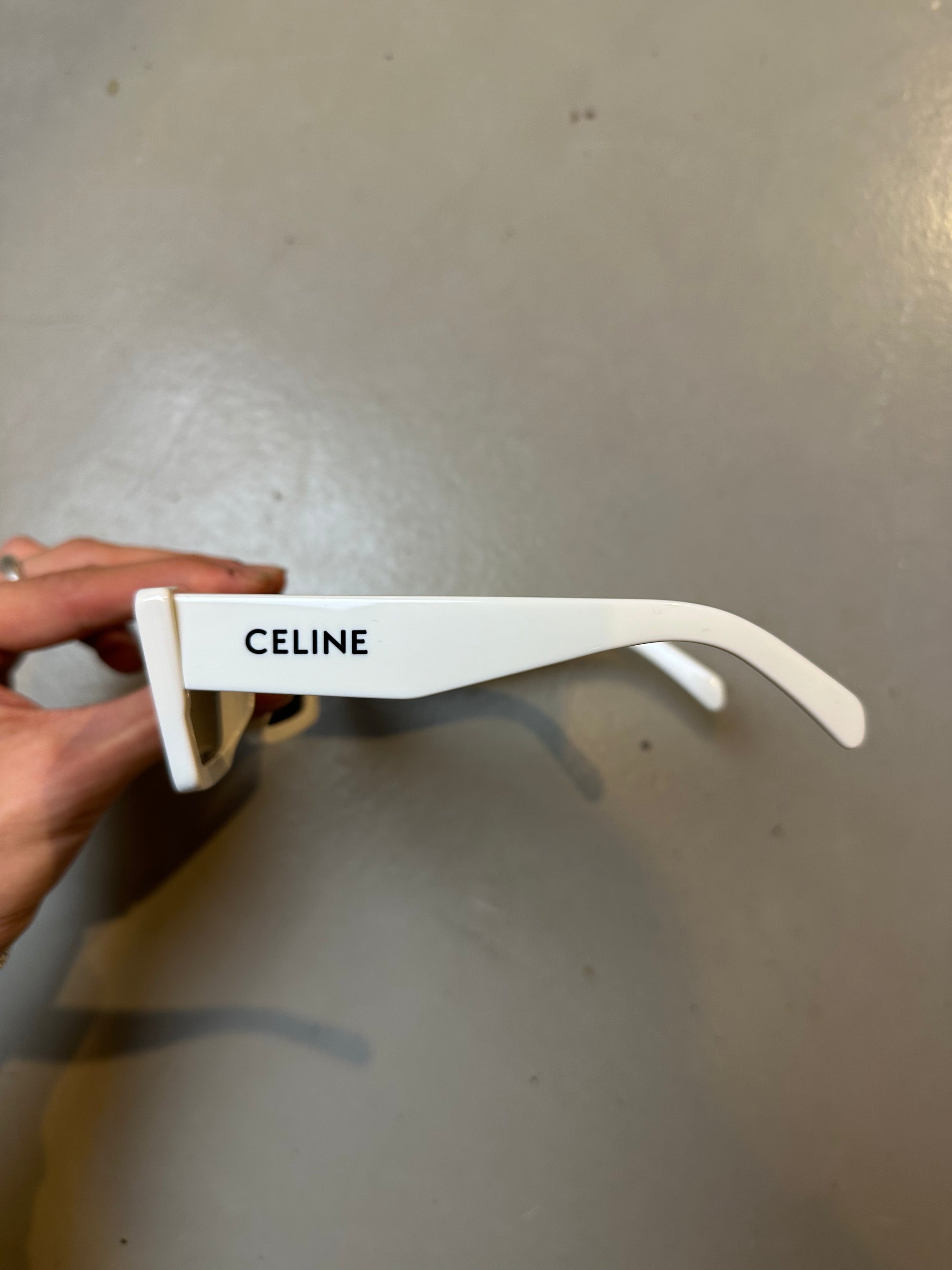 Vintage Celine Sunglasses White