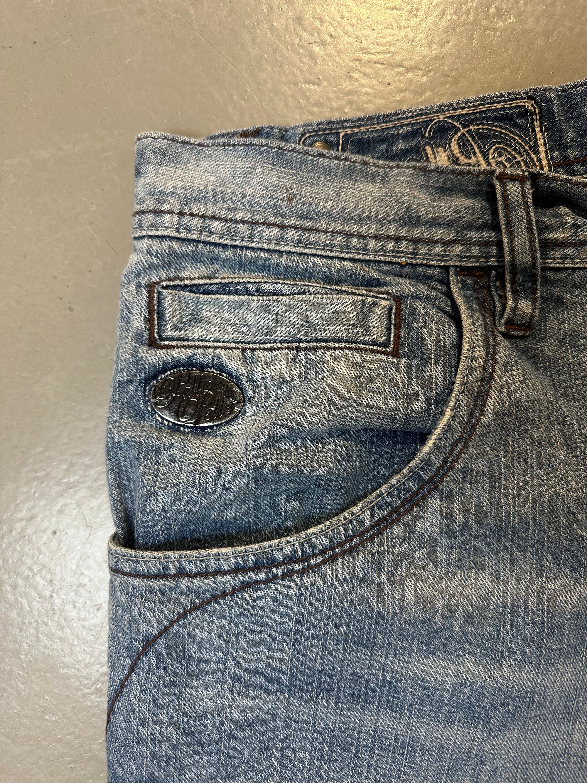 Vintage Baggy Pelle Pelle Denim Pants M/L