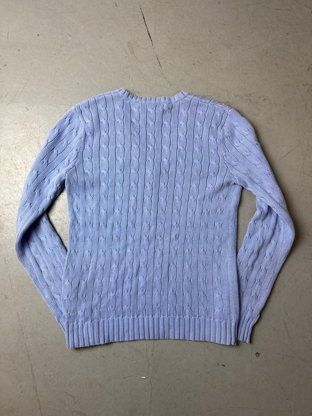 Babyblau Strickpullover knit sweater Ralph Lauren y2k vintage 