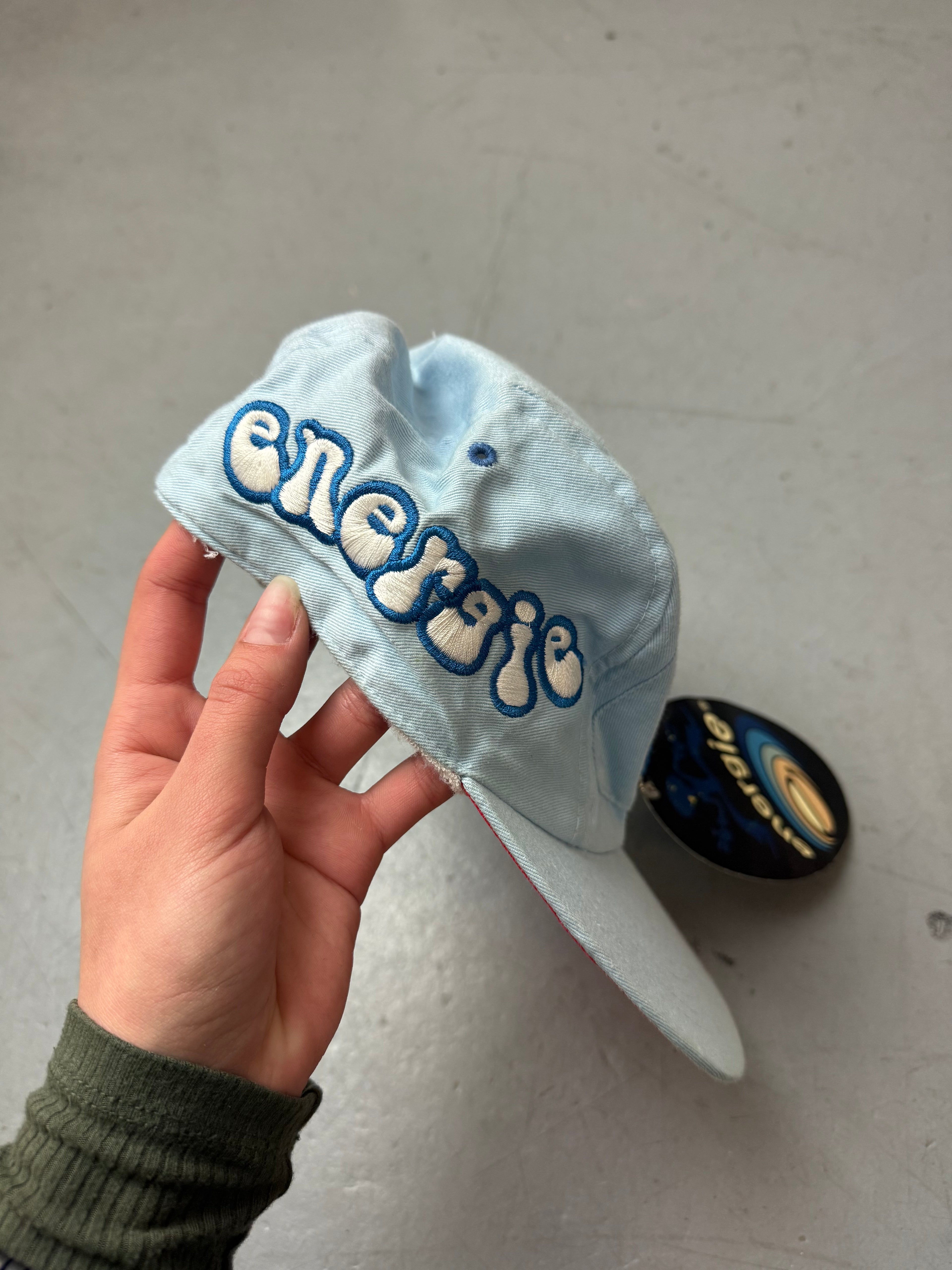 Vintage Energie Blue Cap. Unisex. Y2K Second Hand 2000s Fashion