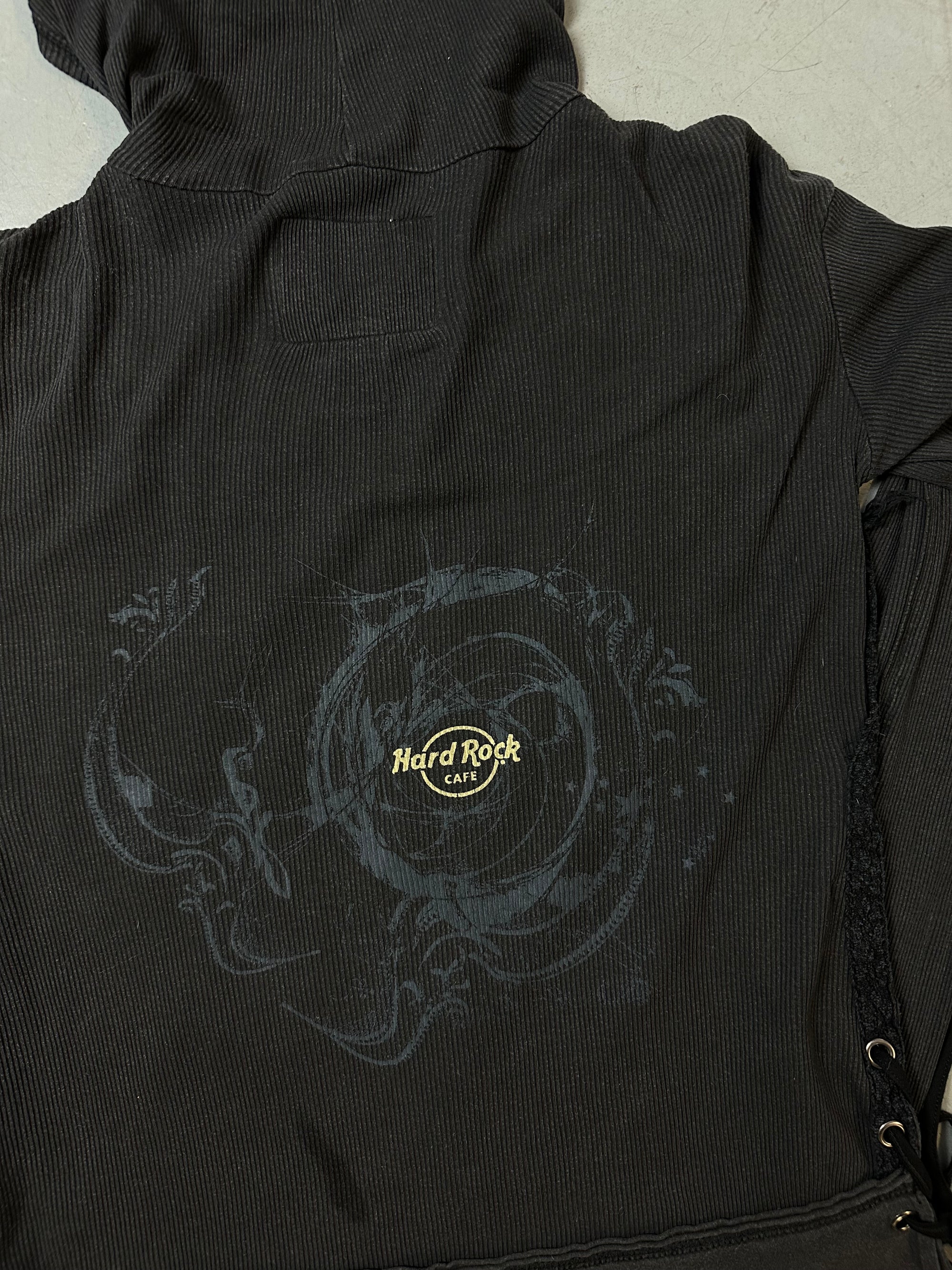 Vintage Hard Rock Café Prague Goth Zipper M/L
