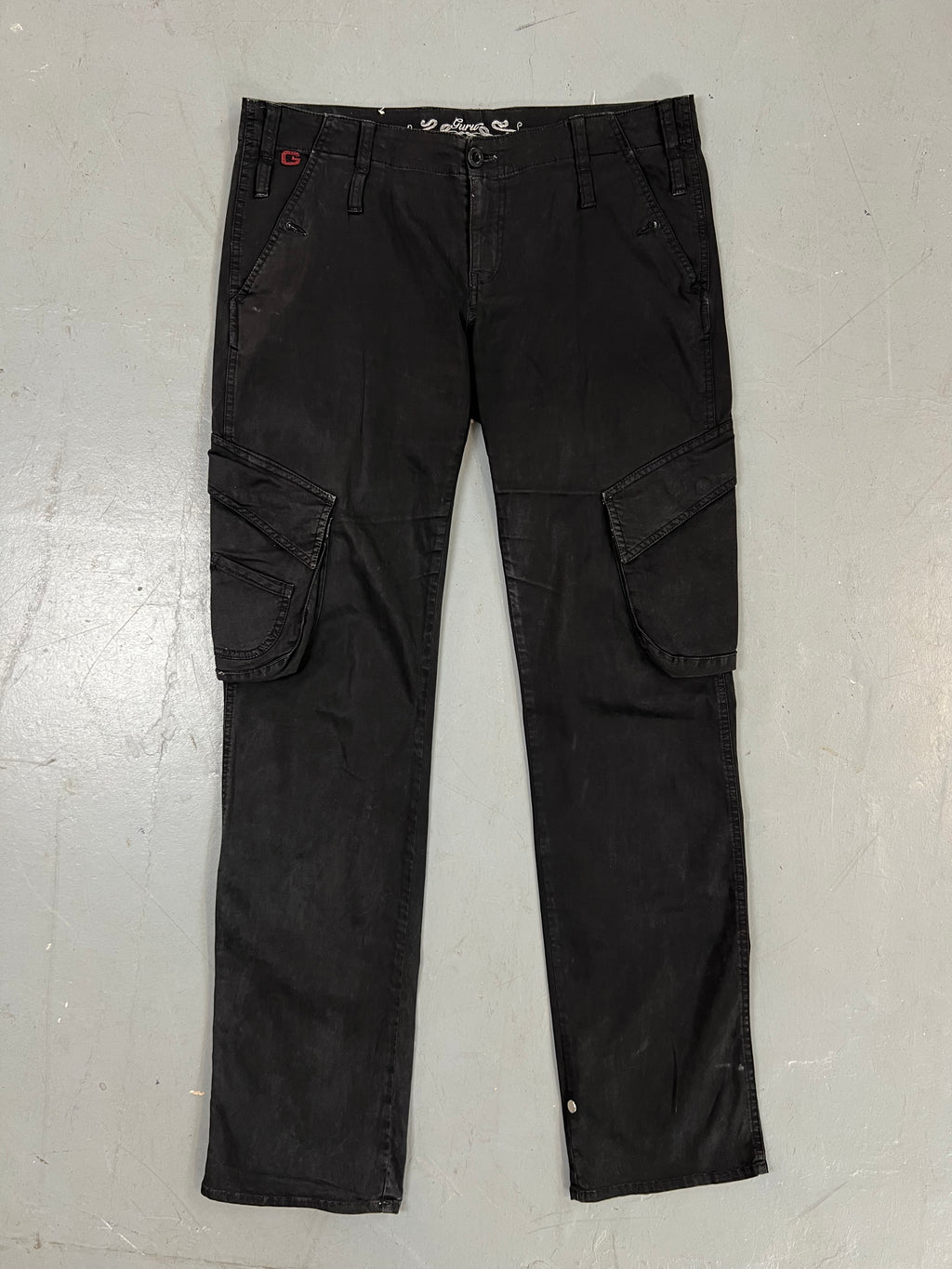 Vintage Guru Black Cargo Cargo Pants M/L