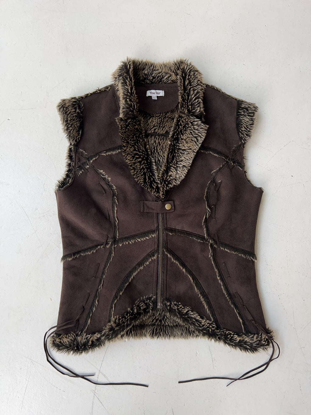 Vintage Young Spirit Fur Vest (L)